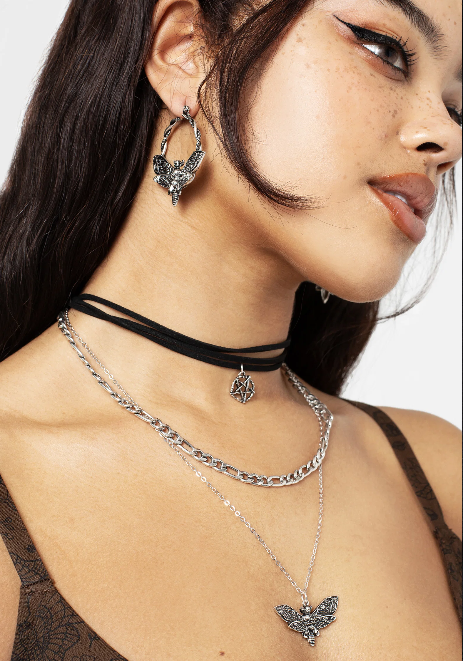 Mortmoth Layered Choker Necklace - Image 5