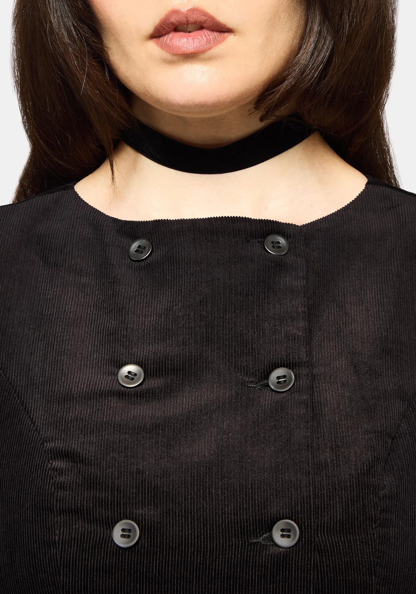 Mournia Cord Button Up Mini Dress - Image 2