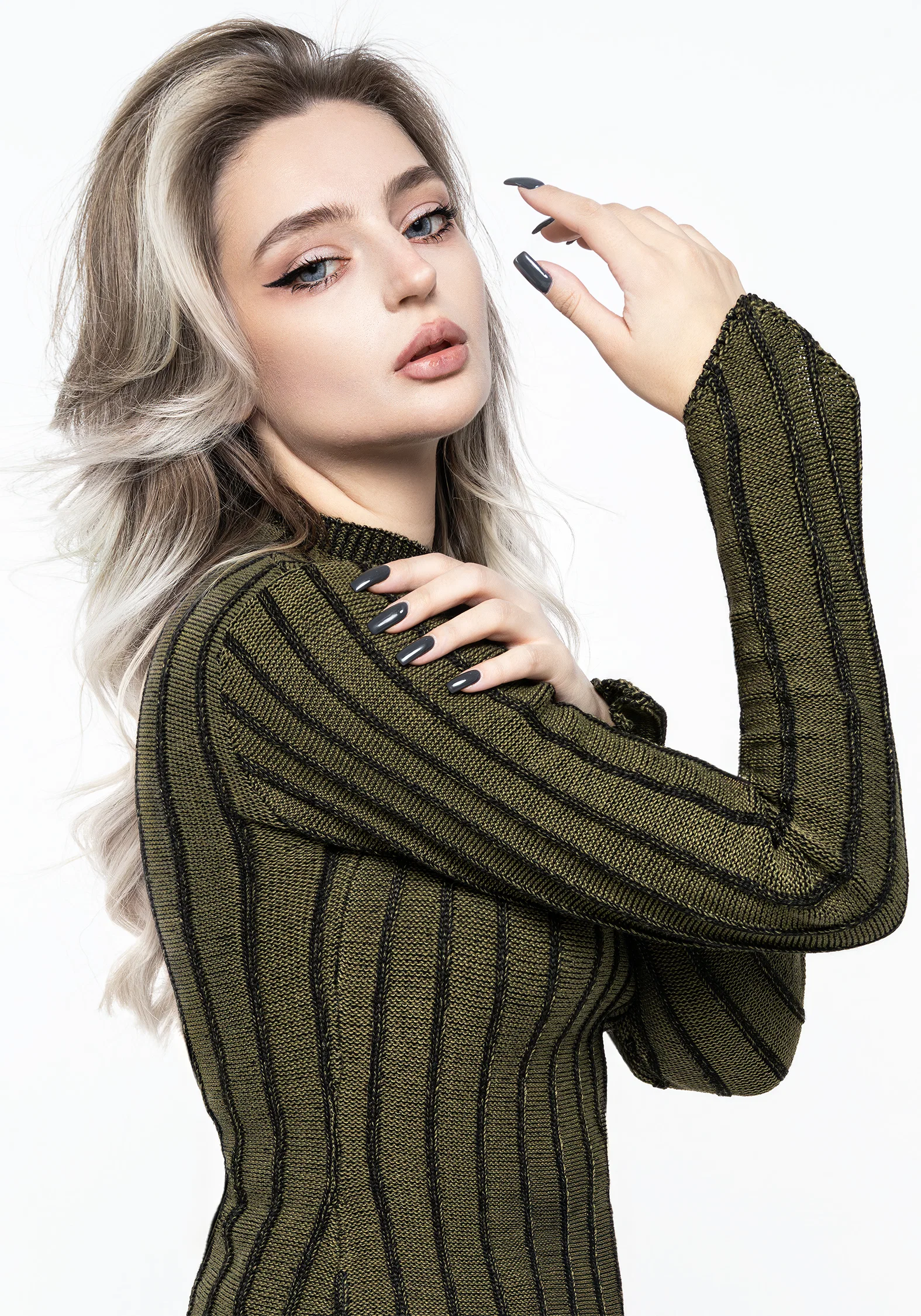 Myrsina Plated Rib Knit Top - Image 6