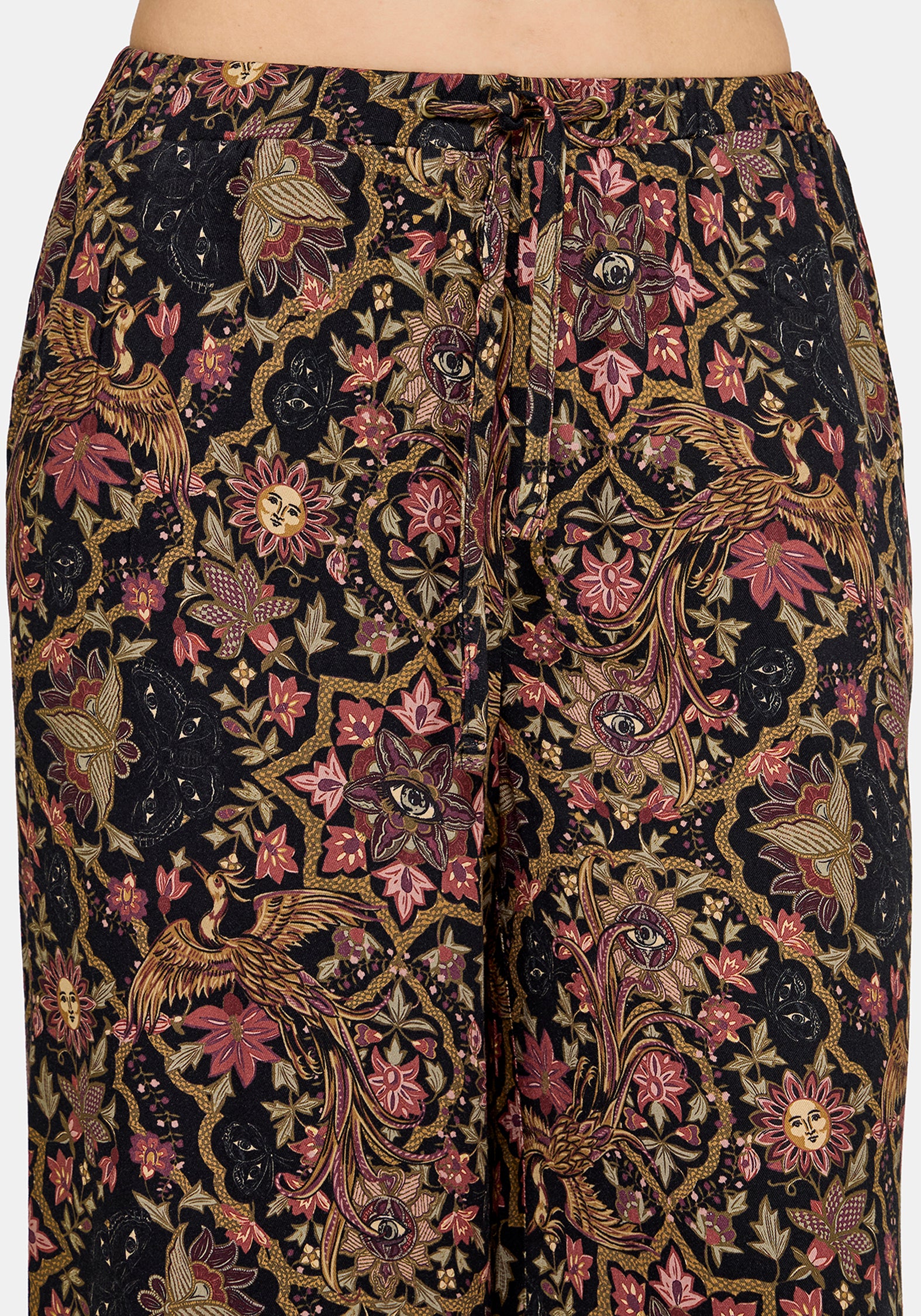 Mythos Print Wide Leg Culotte - Image 2