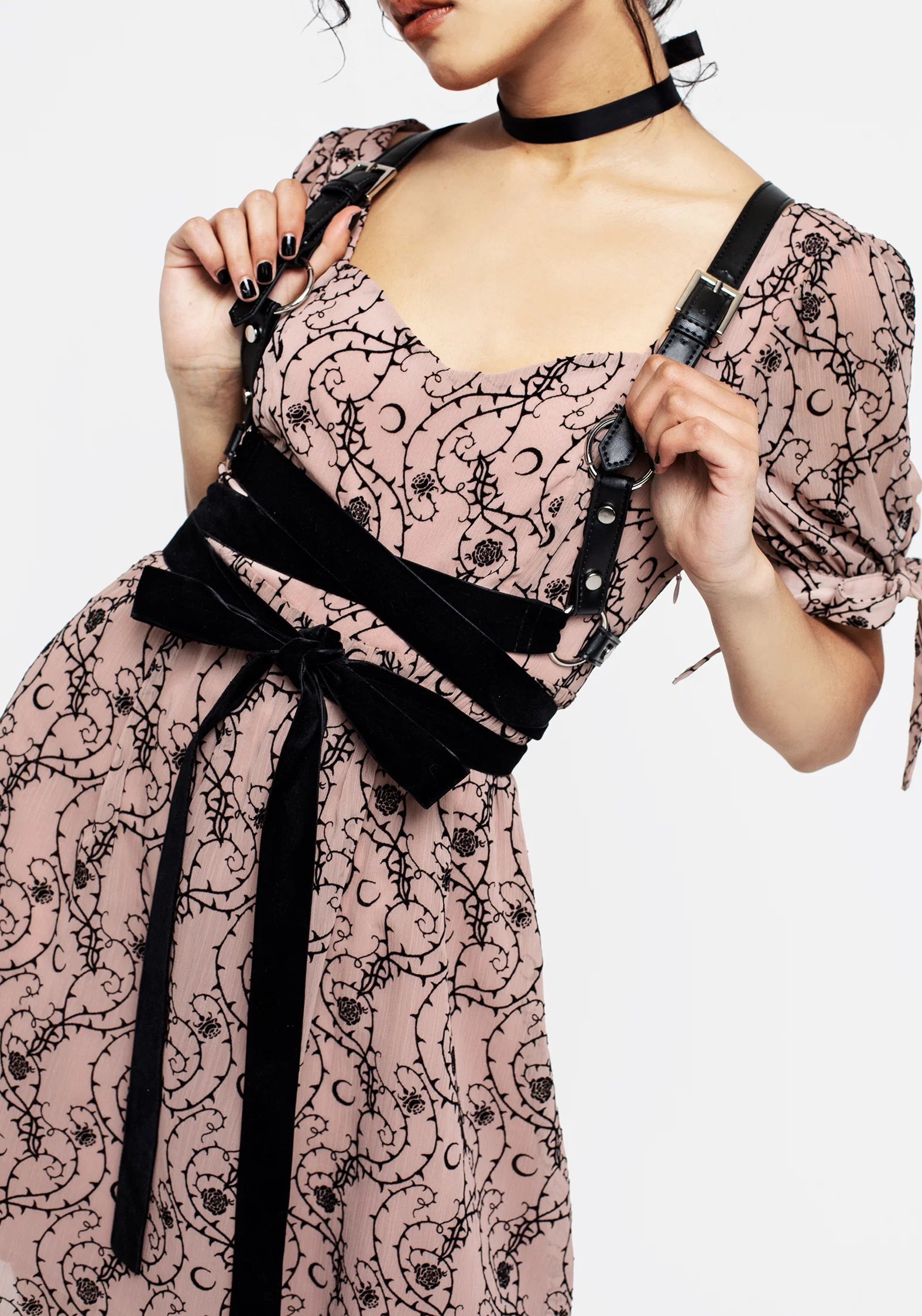 Natalia Ribbon Wrap Harness - Image 7