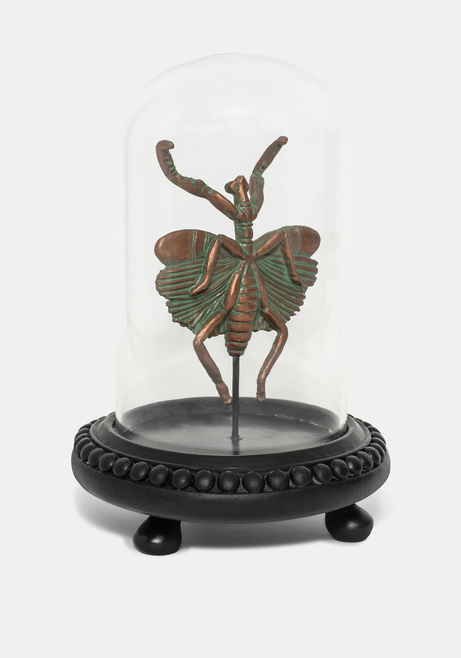 Nerissa Bug In Jar - Bronze & Green - Image 4