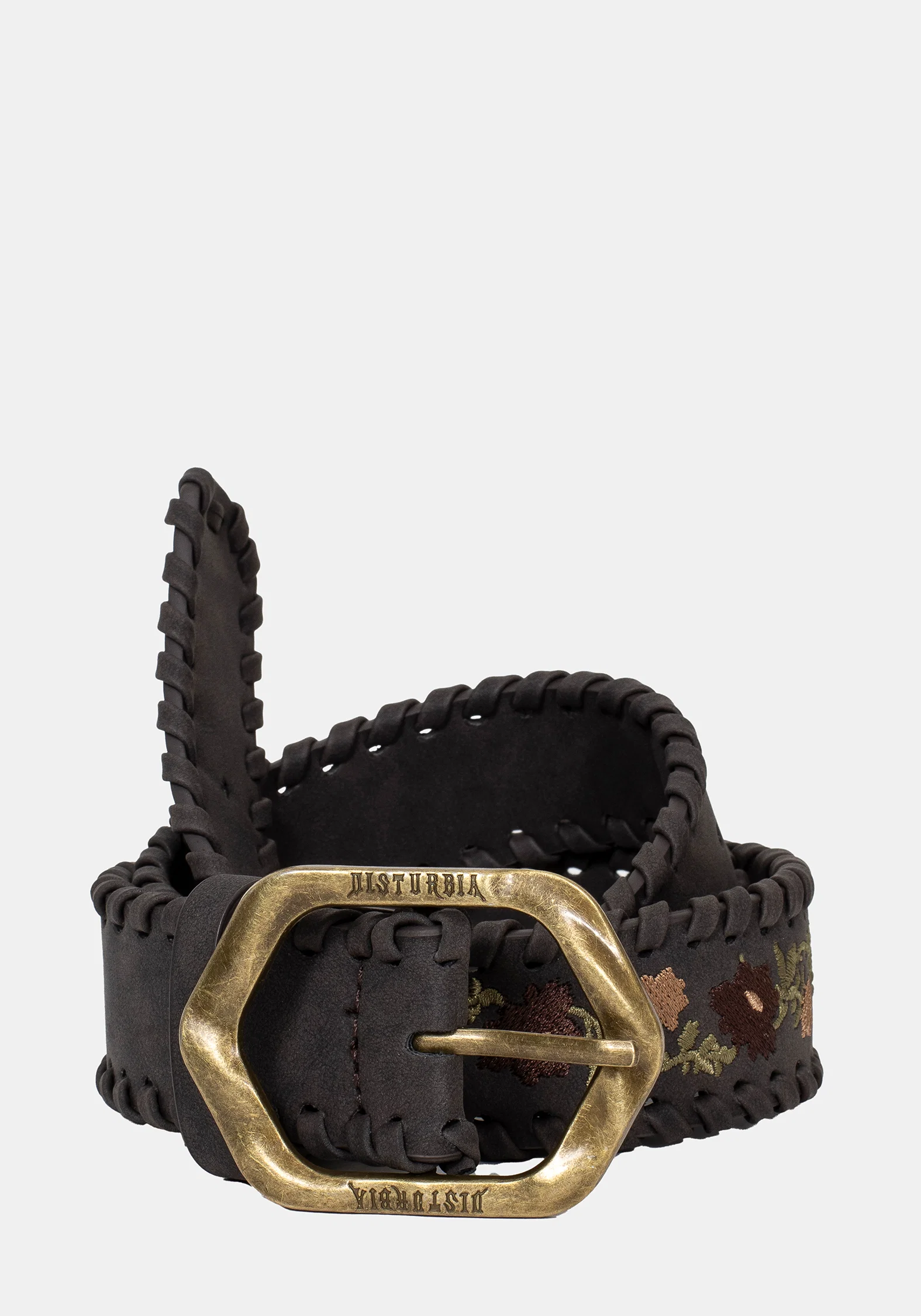 Nettle Whipstitch Floral Embroidered Belt - Image 3
