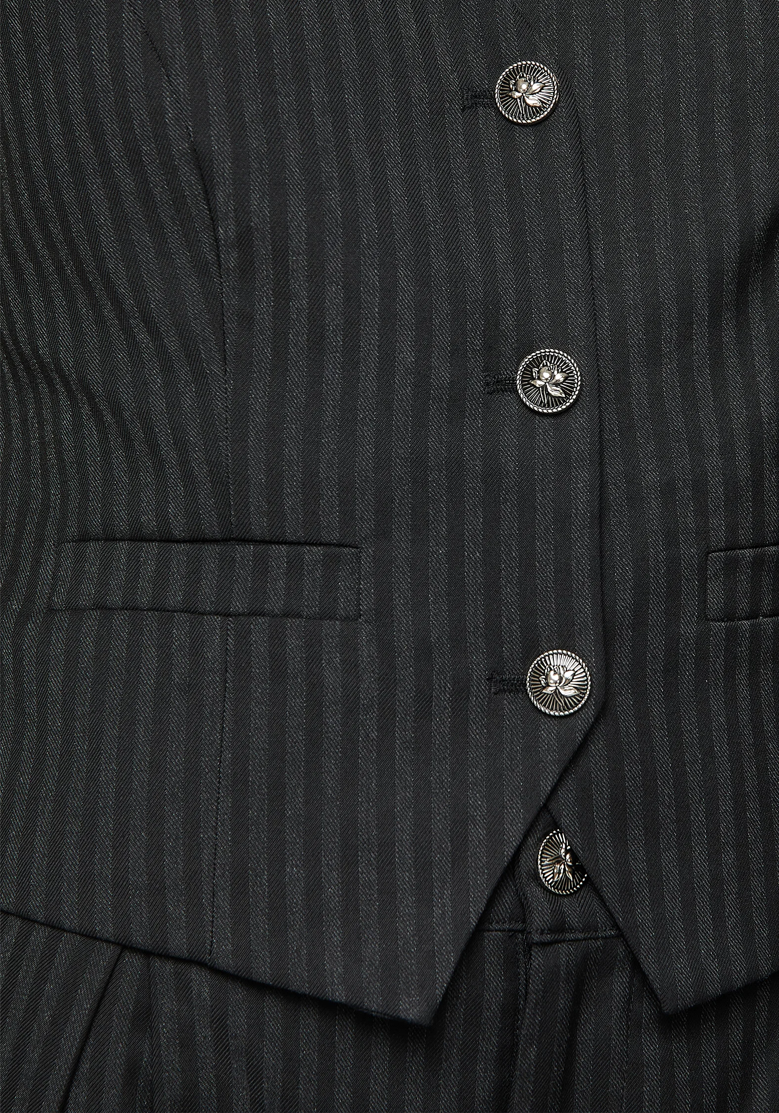 Nevermore Pinstripe Tailored Waistcoat - Image 2