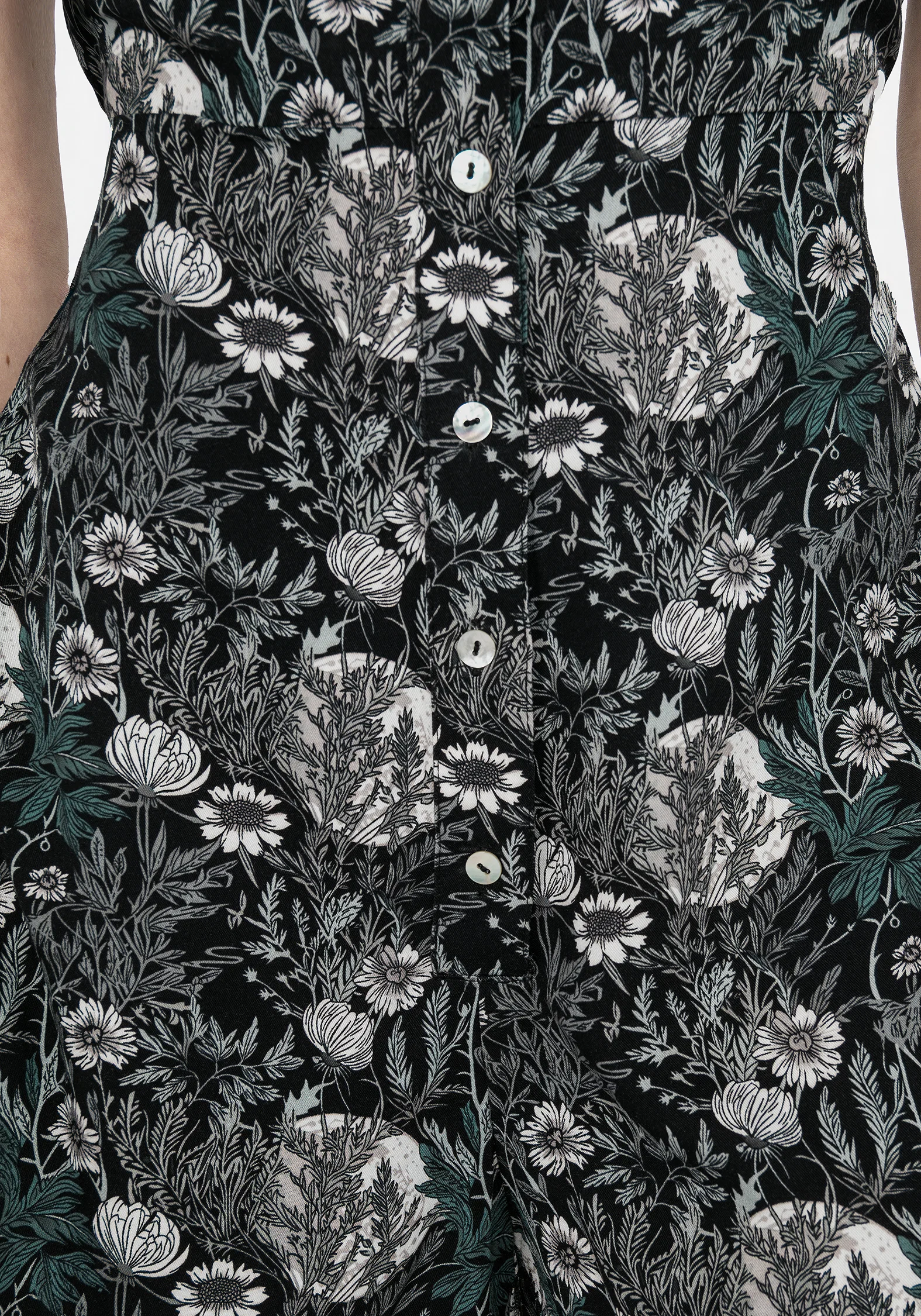 Nightbloom Lace Trim Playsuit - Image 2