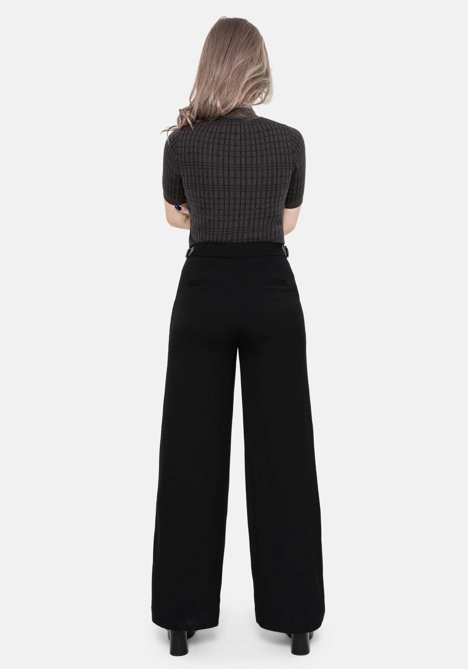 Nightingale Buckle Wide Leg Trousers - Image 3