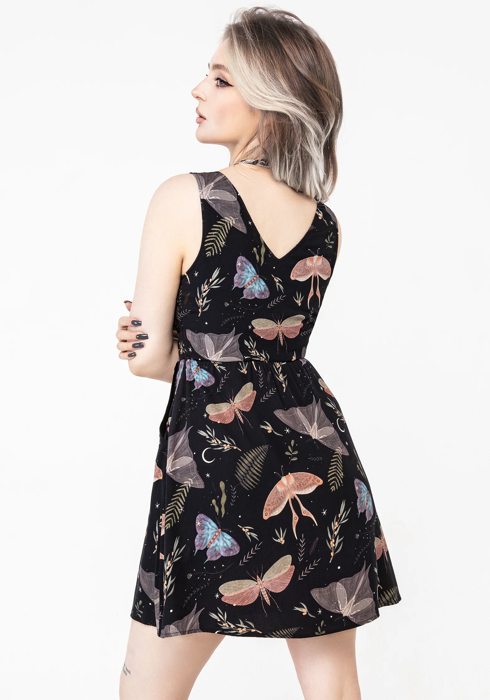 Nightmoth Corset Mini Dress - Image 3
