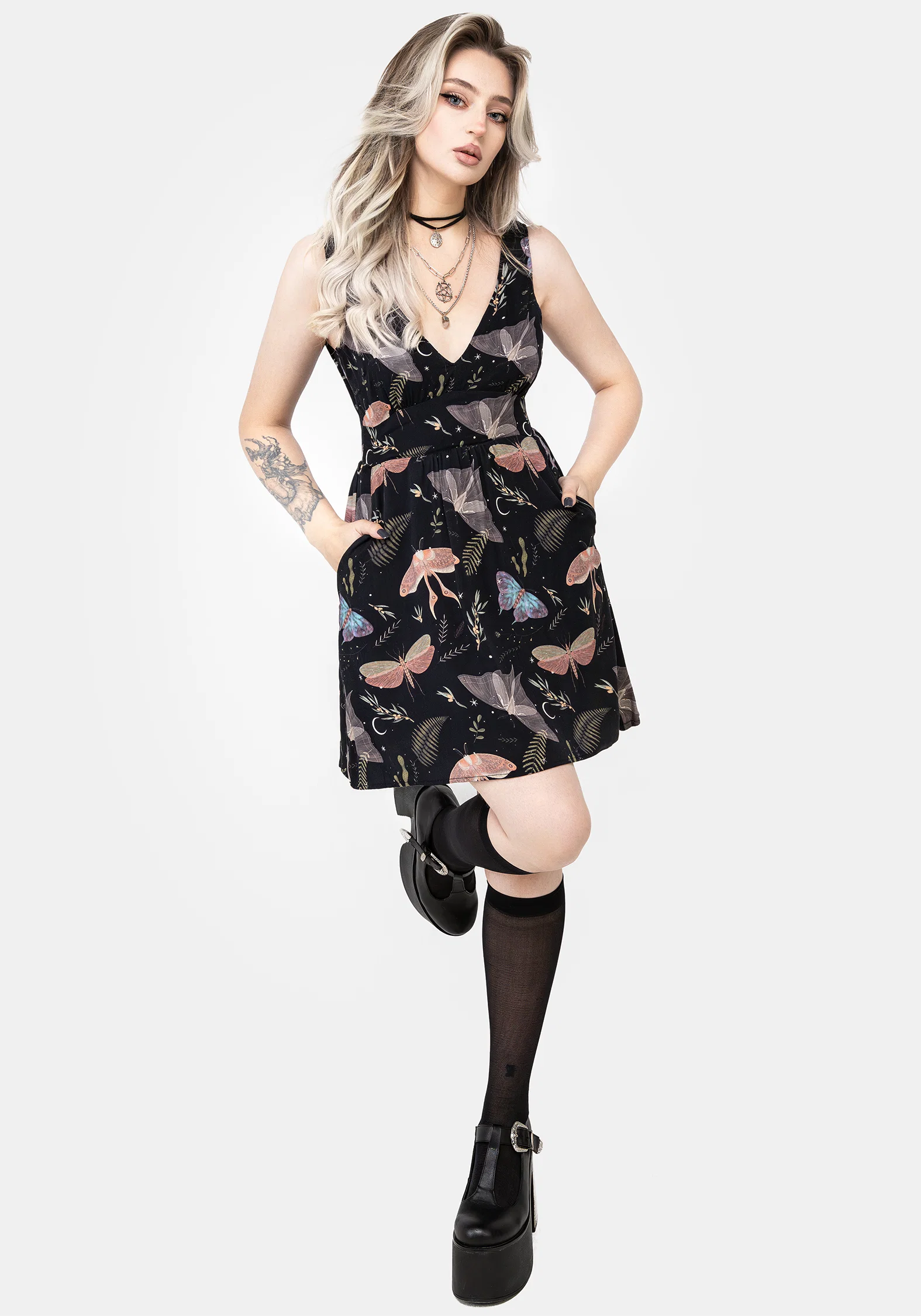 Nightmoth Corset Mini Dress - Image 6