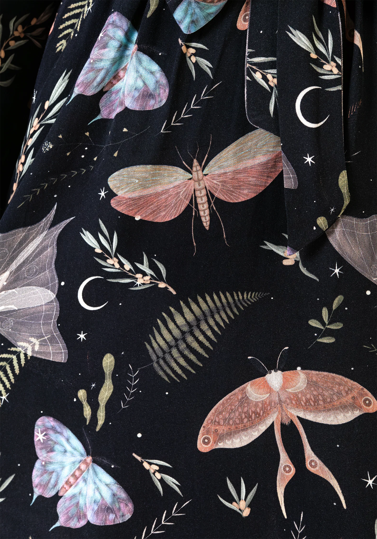 Nightmoth Mini Wrap Dress - Image 9