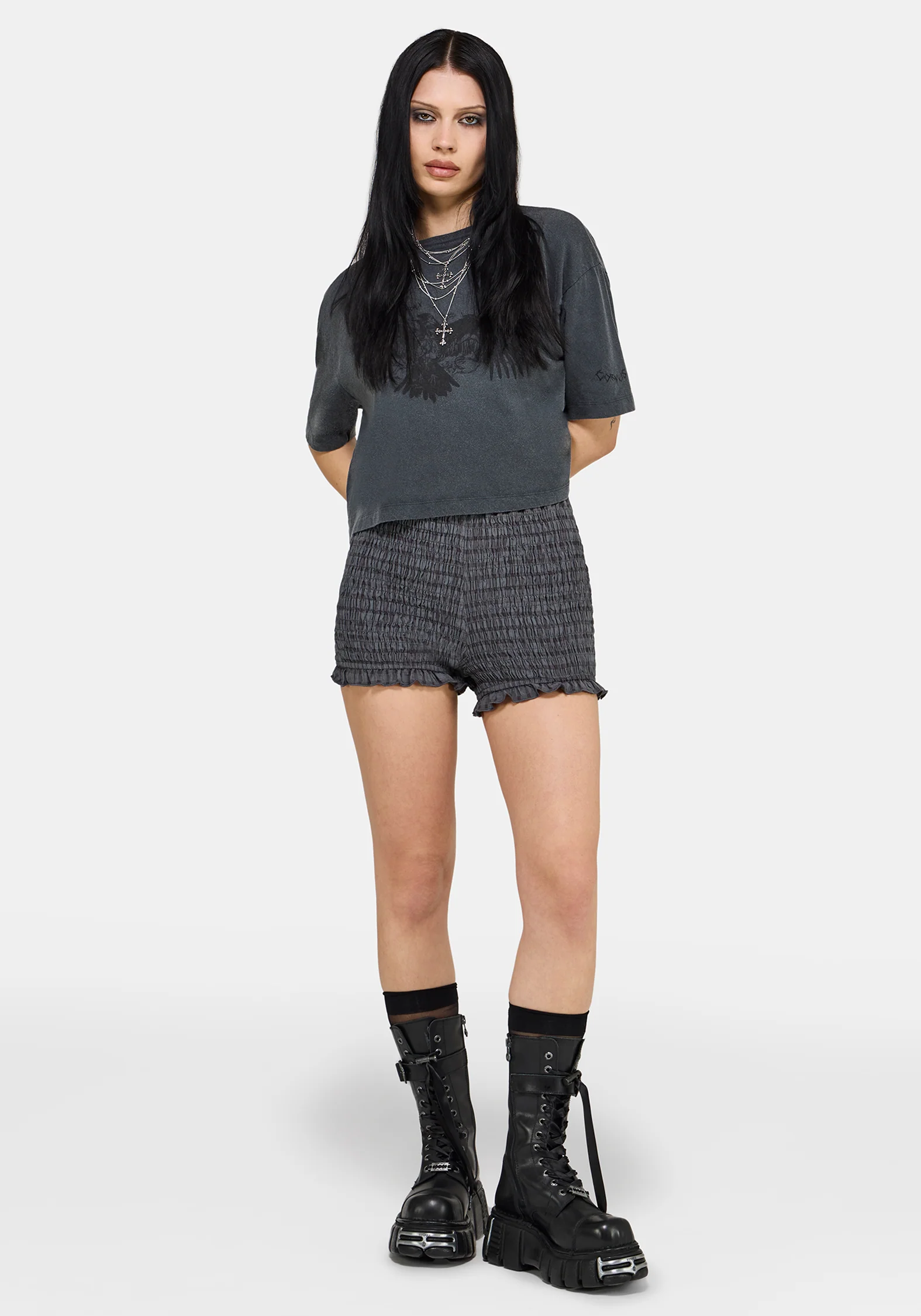 Nimira Check Mini Bloomer Short - Image 2