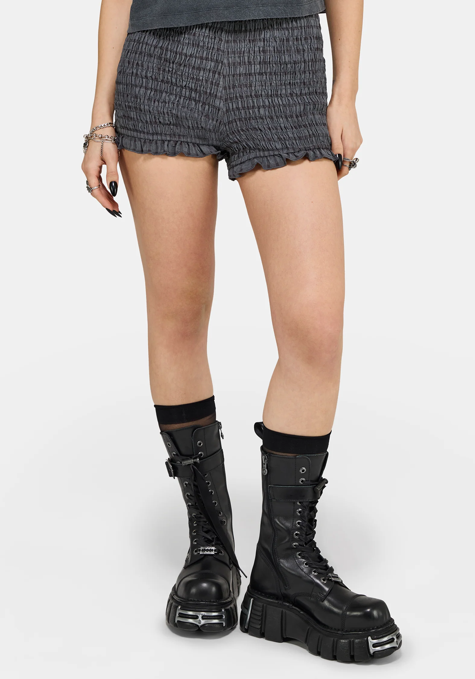 Nimira Check Mini Bloomer Short - Image 6