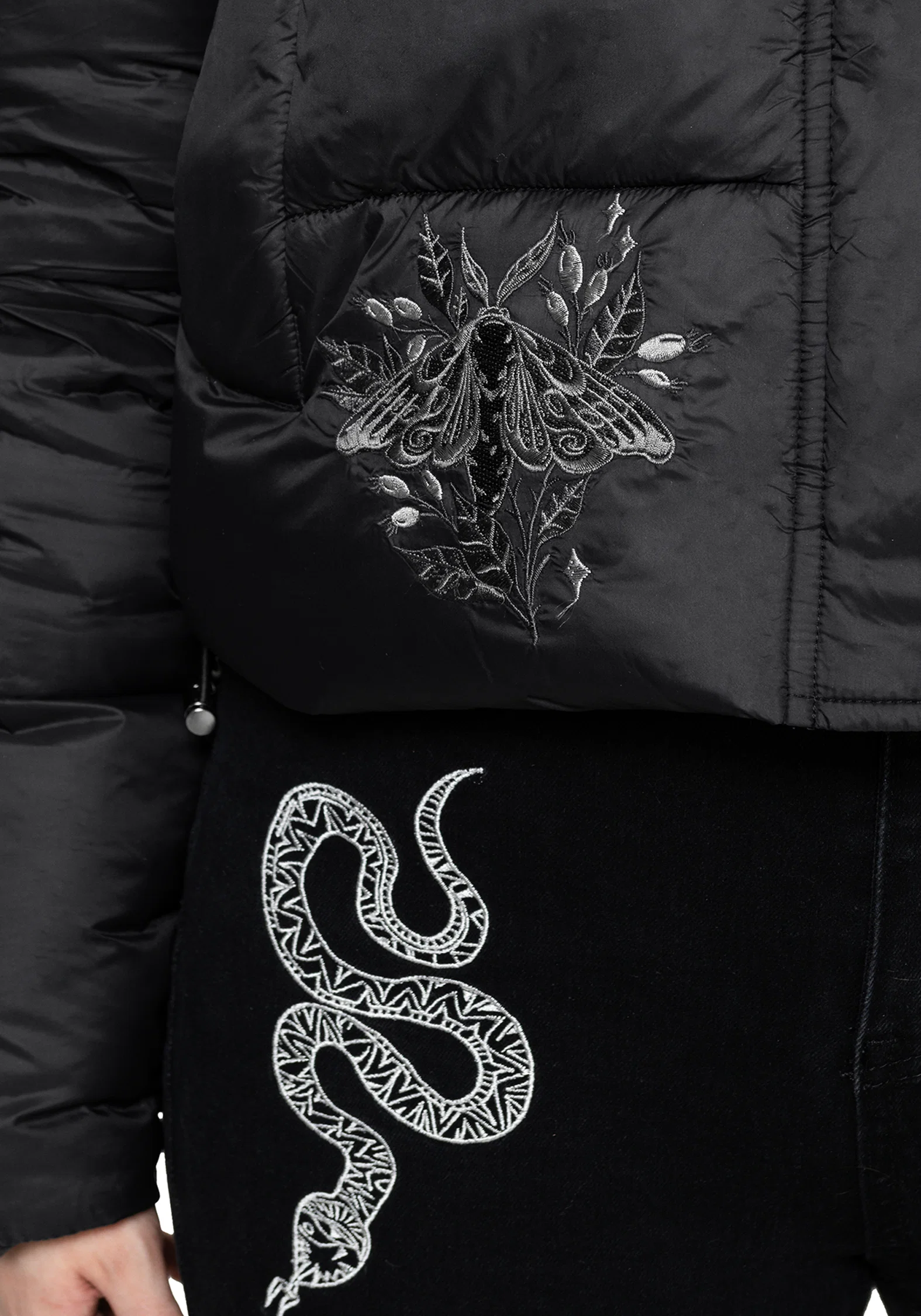 Nirah Embroidered Padded Jacket - Image 6