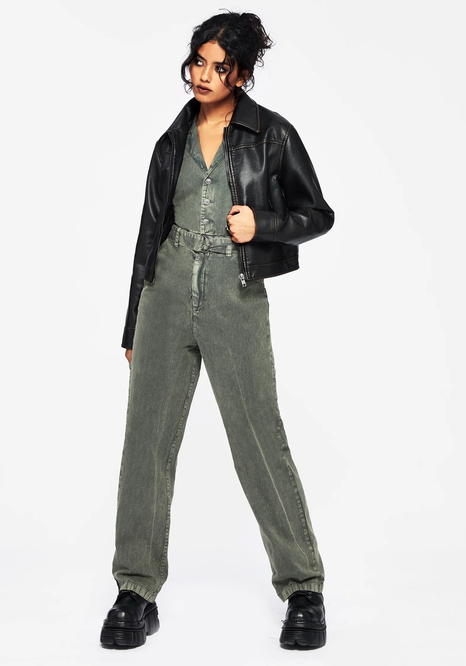 Nuit Cotton Moon Phase Embroidered Jumpsuit - Image 6