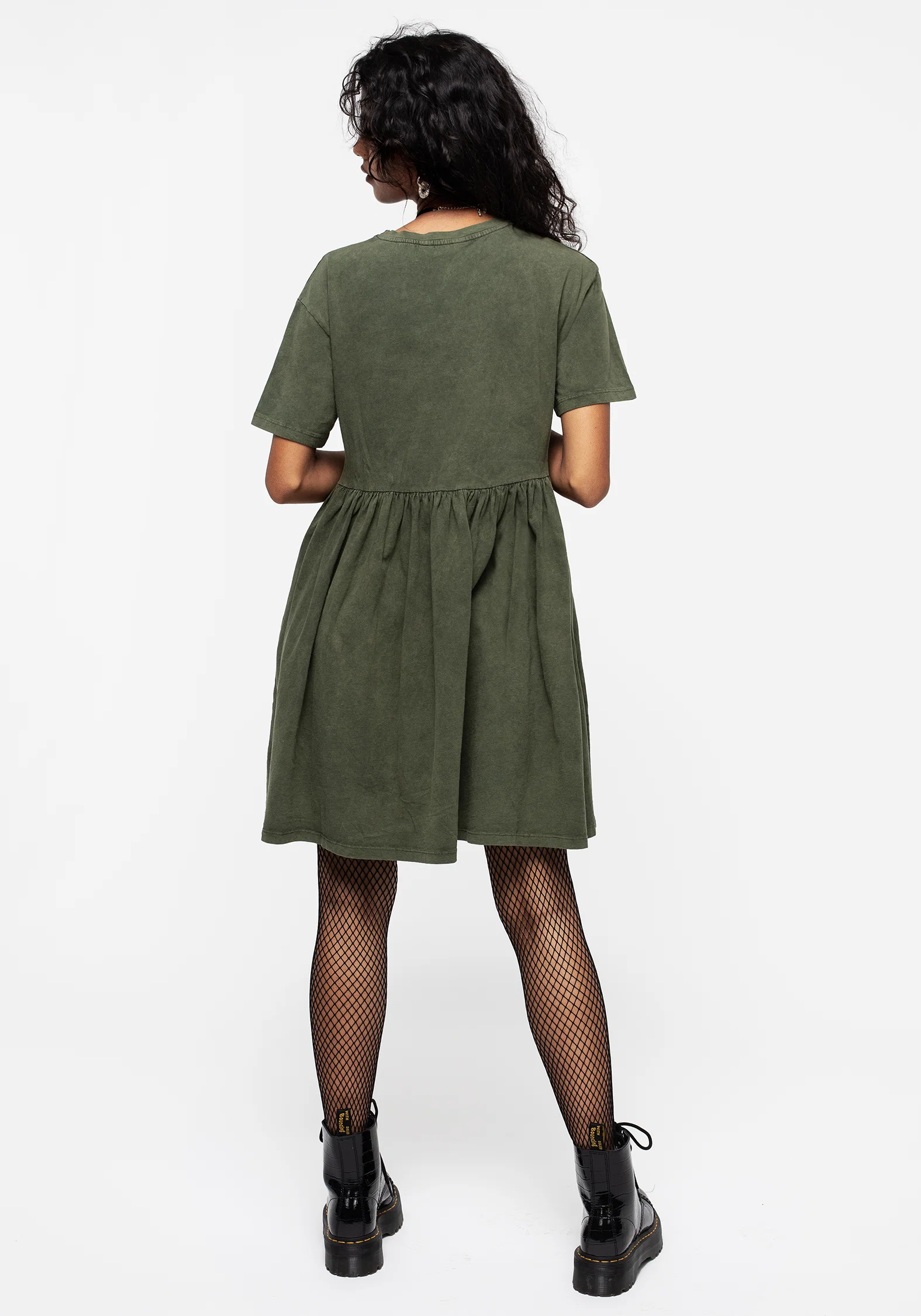 Obscura Graphic Print Mini Skater Dress - Image 3
