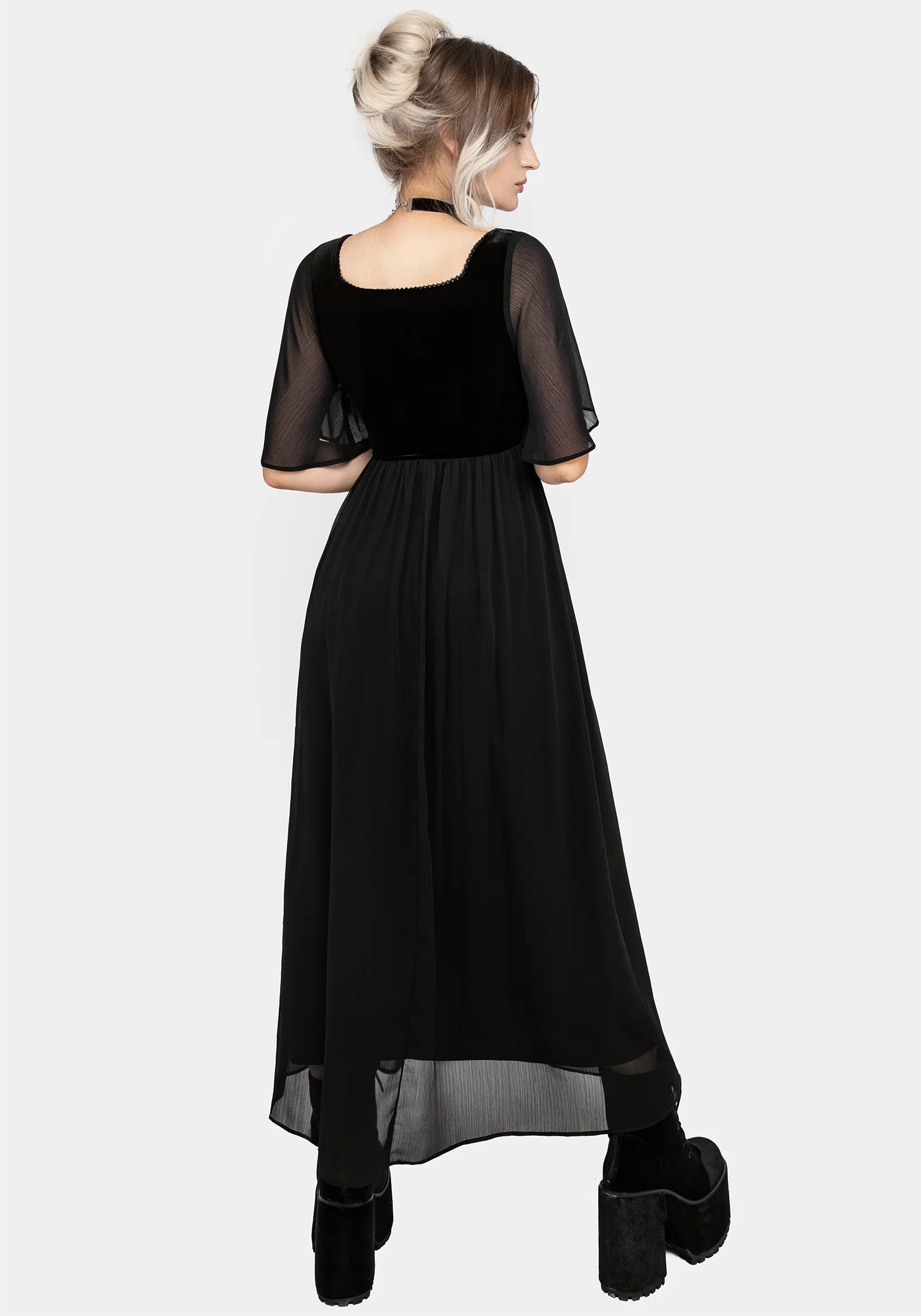 Oculist Chiffon Maxi Dress - Image 3