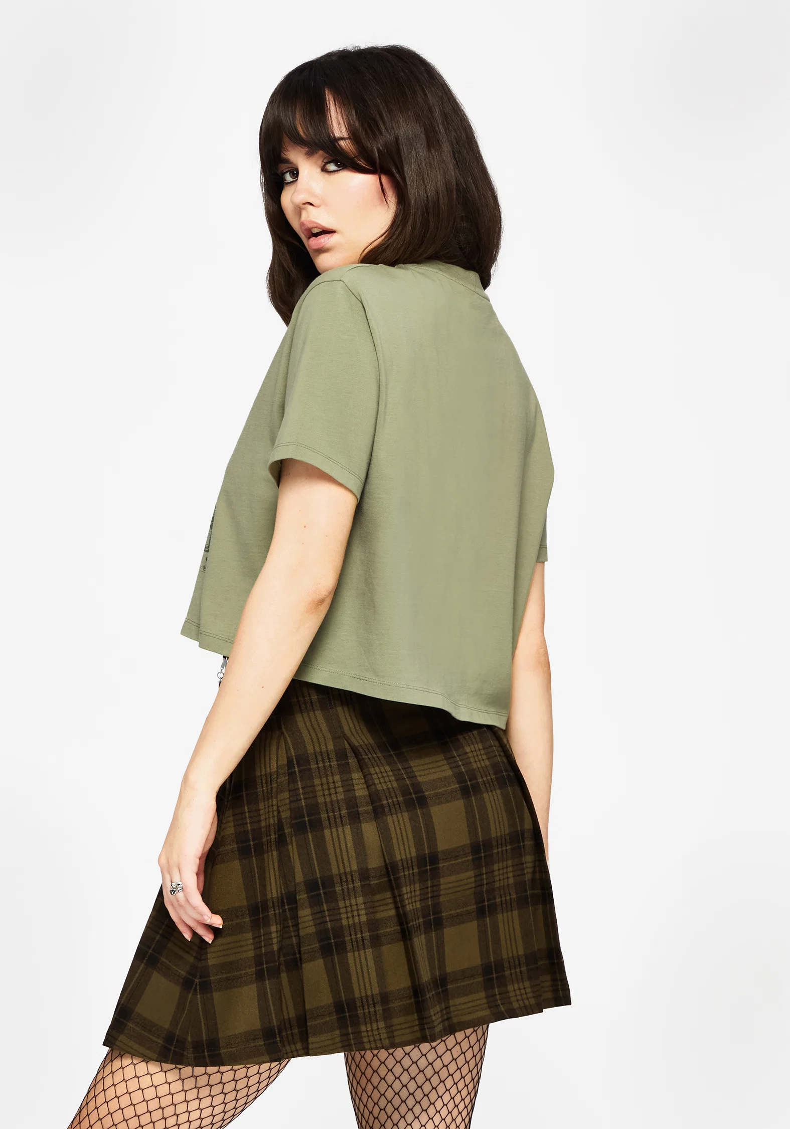 Ode Cotton Jersey Cropped T-Shirt - Image 3
