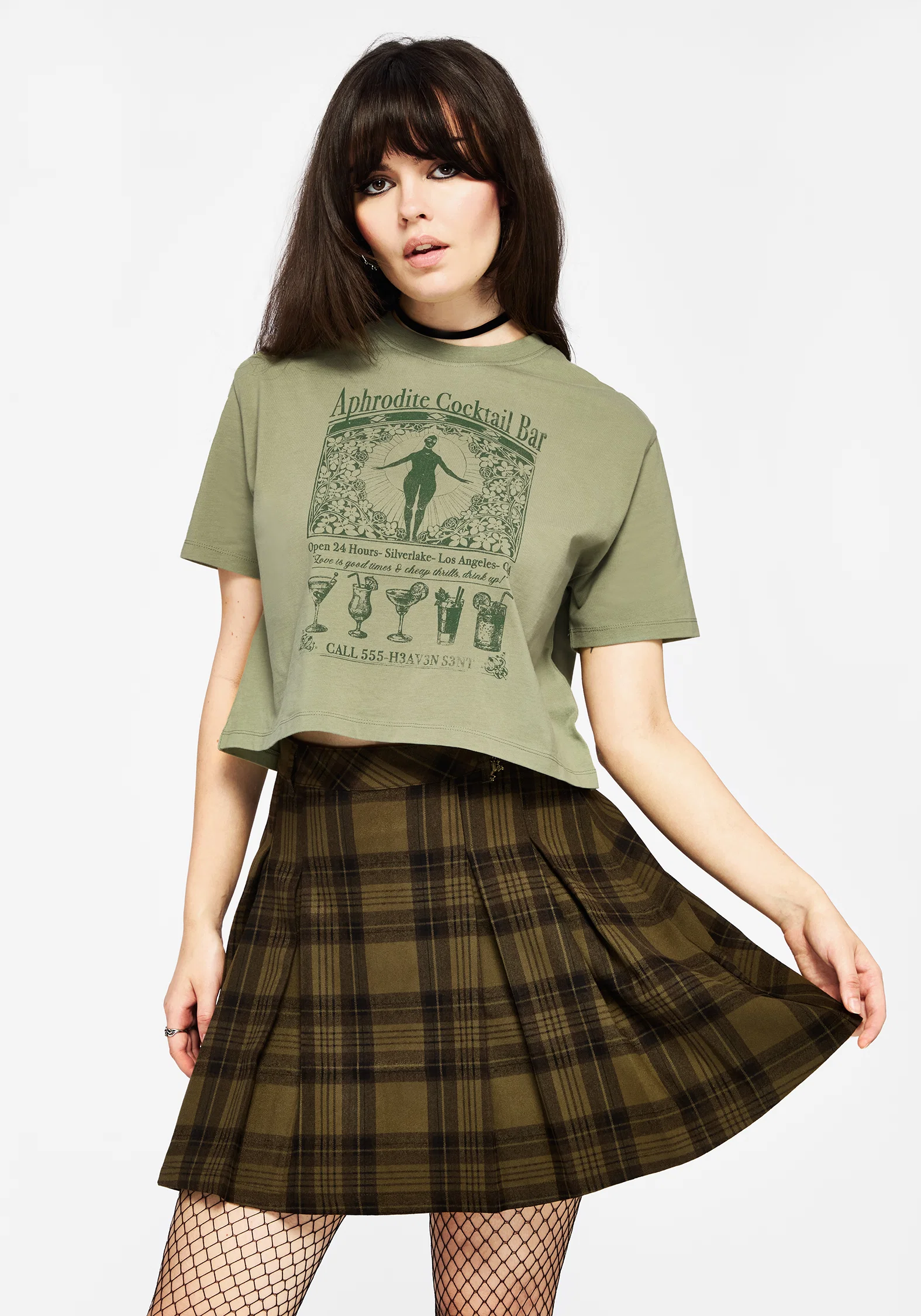 Ode Cotton Jersey Cropped T-Shirt - Image 4
