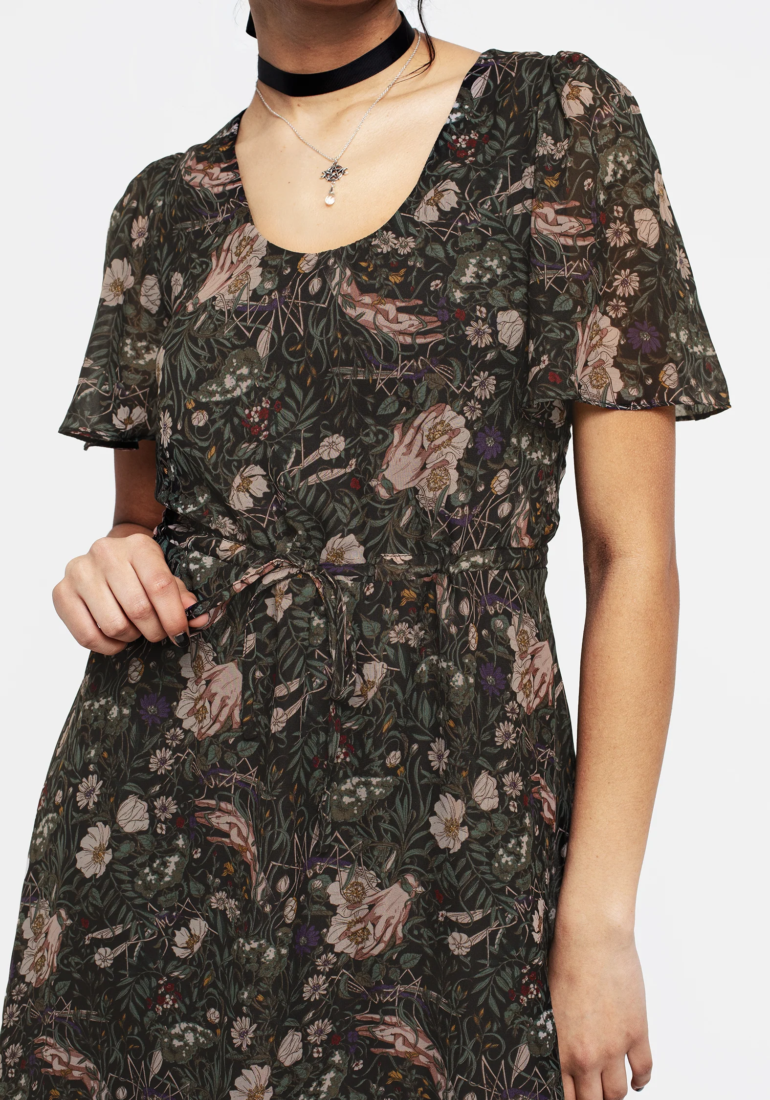 Ophelia Chiffon Midaxi Dress - Image 2