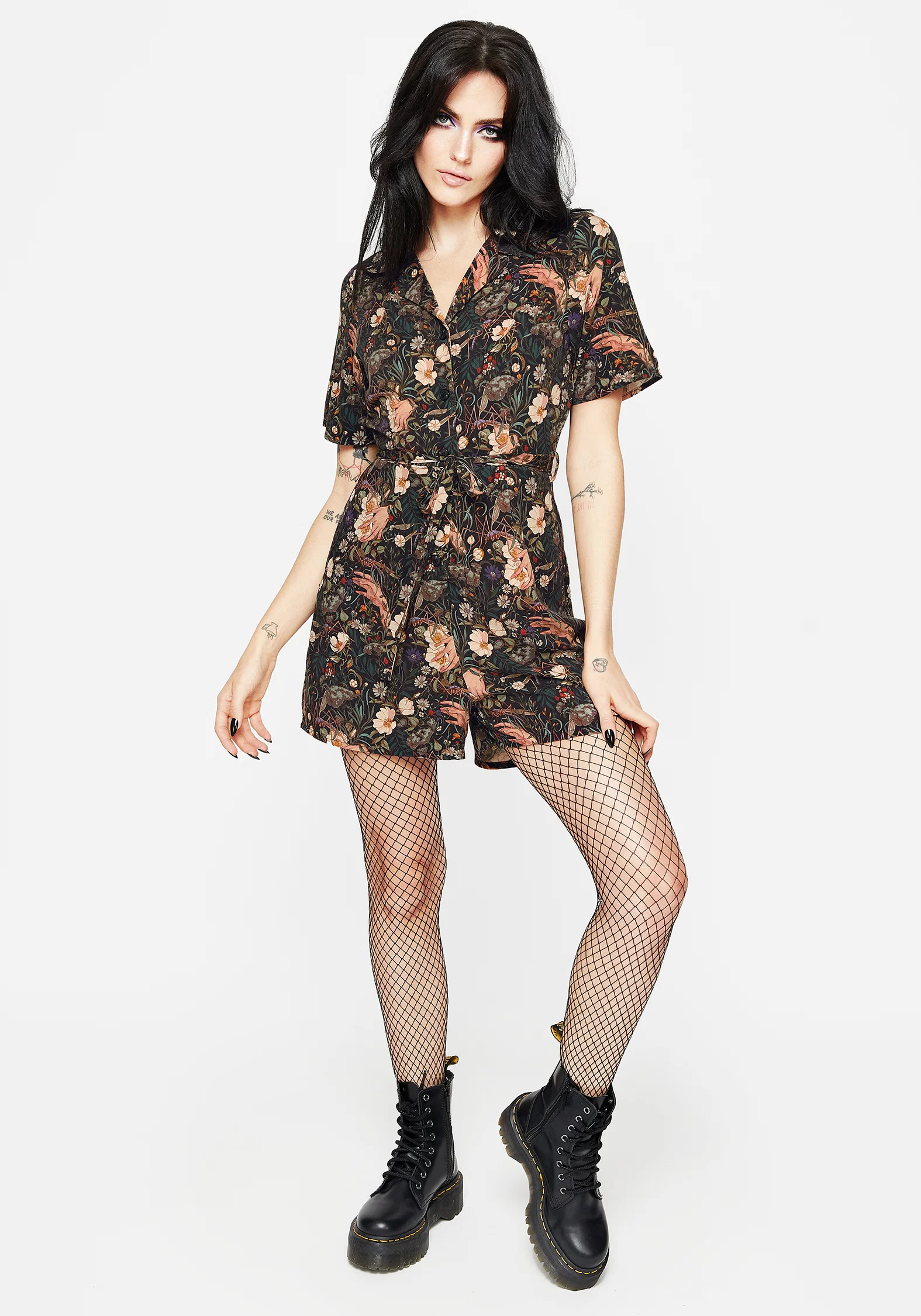 Ophelia Viscose Button Up Playsuit - Image 6