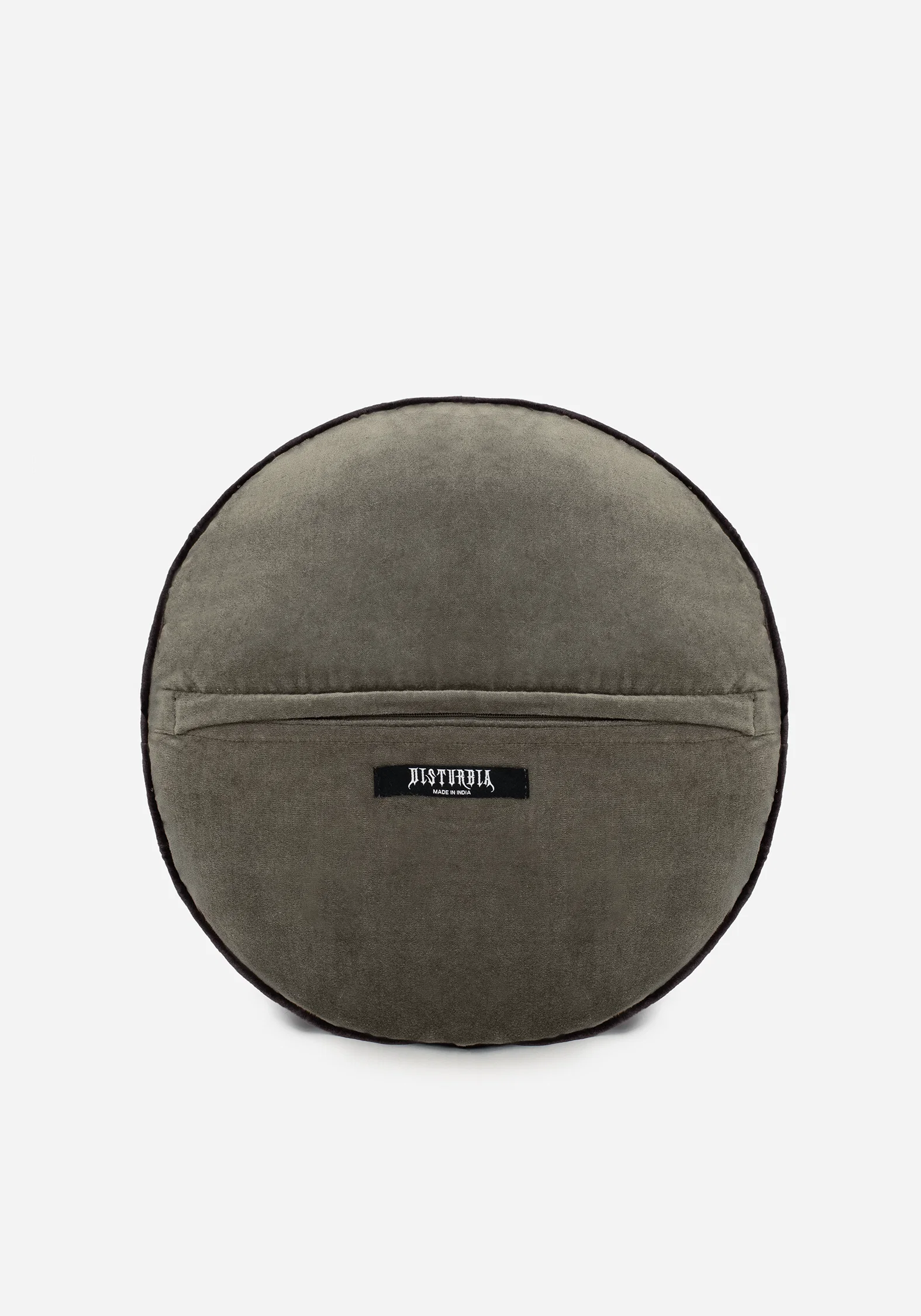Opora Embroidered Floral Moon Round Cushion - Image 4