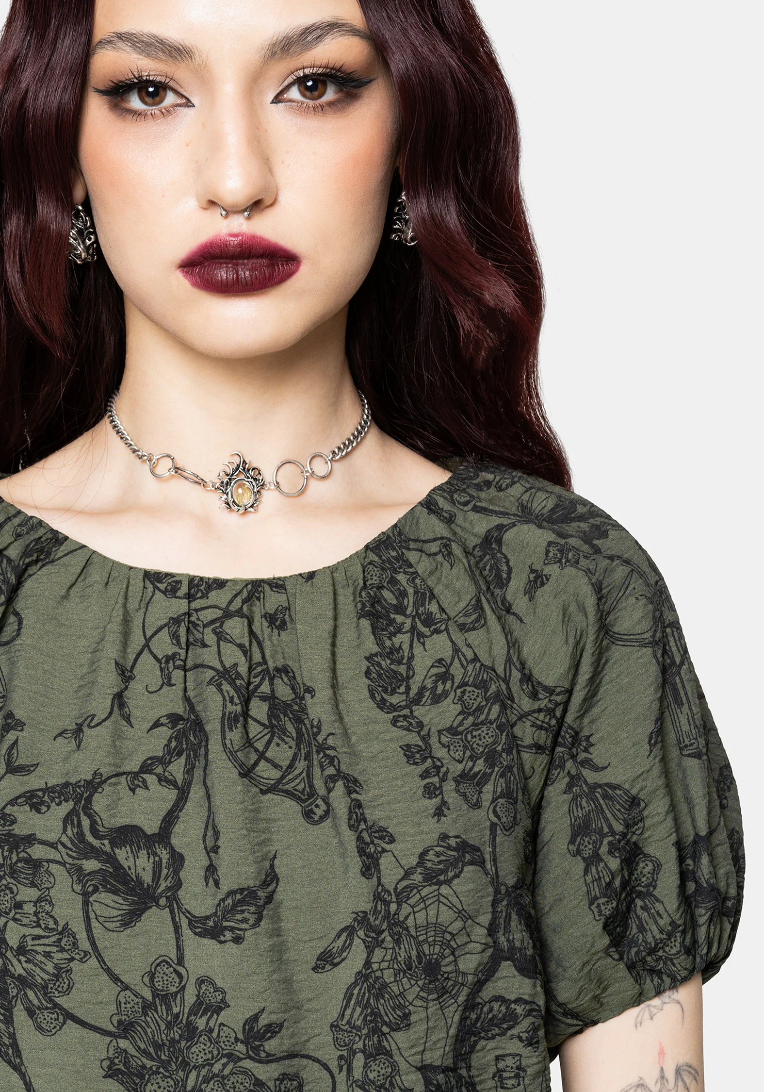 Orla Foxglove Mini Smock Dress - Image 5