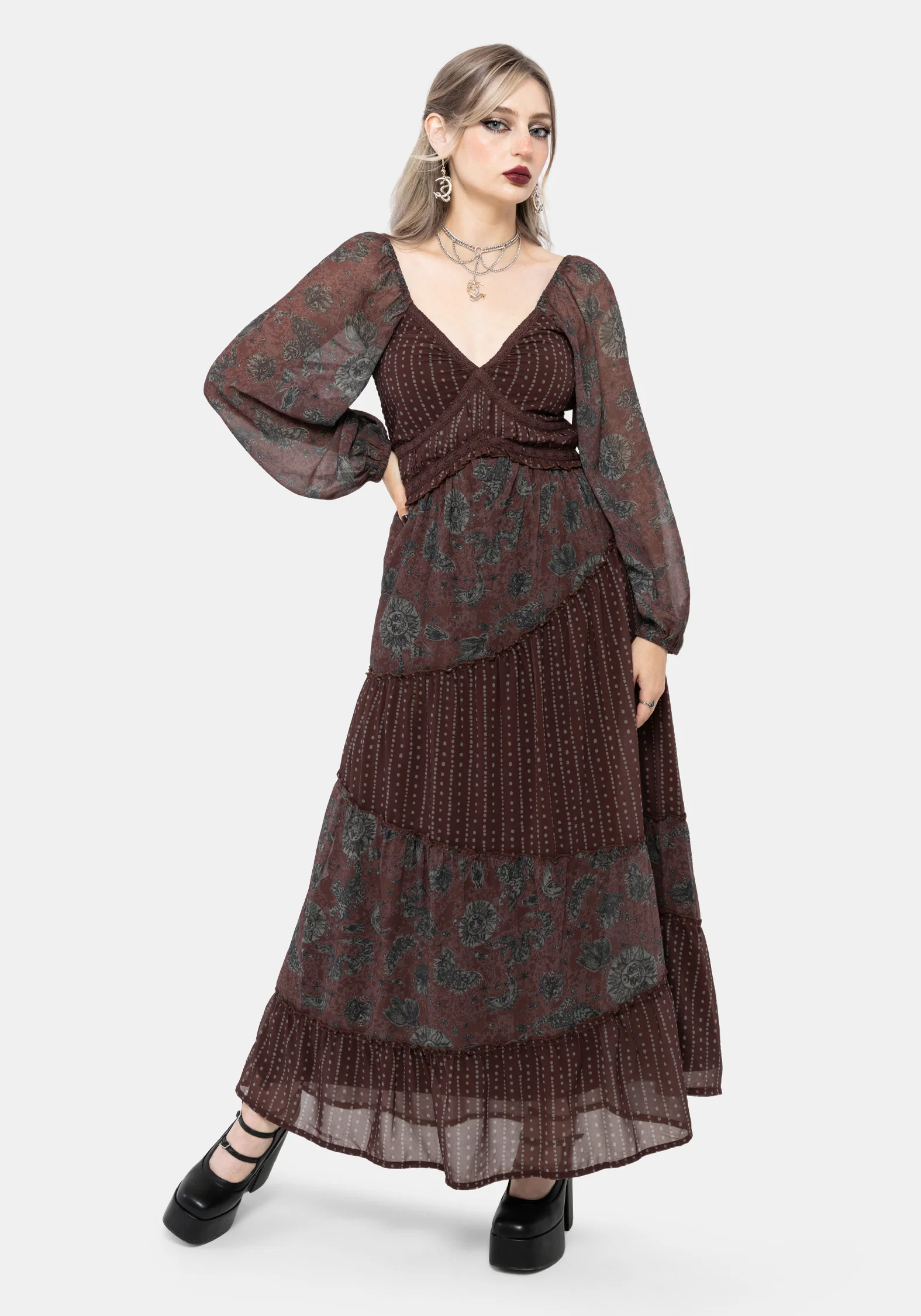 Pact Paisley Maxi Dress - Image 5