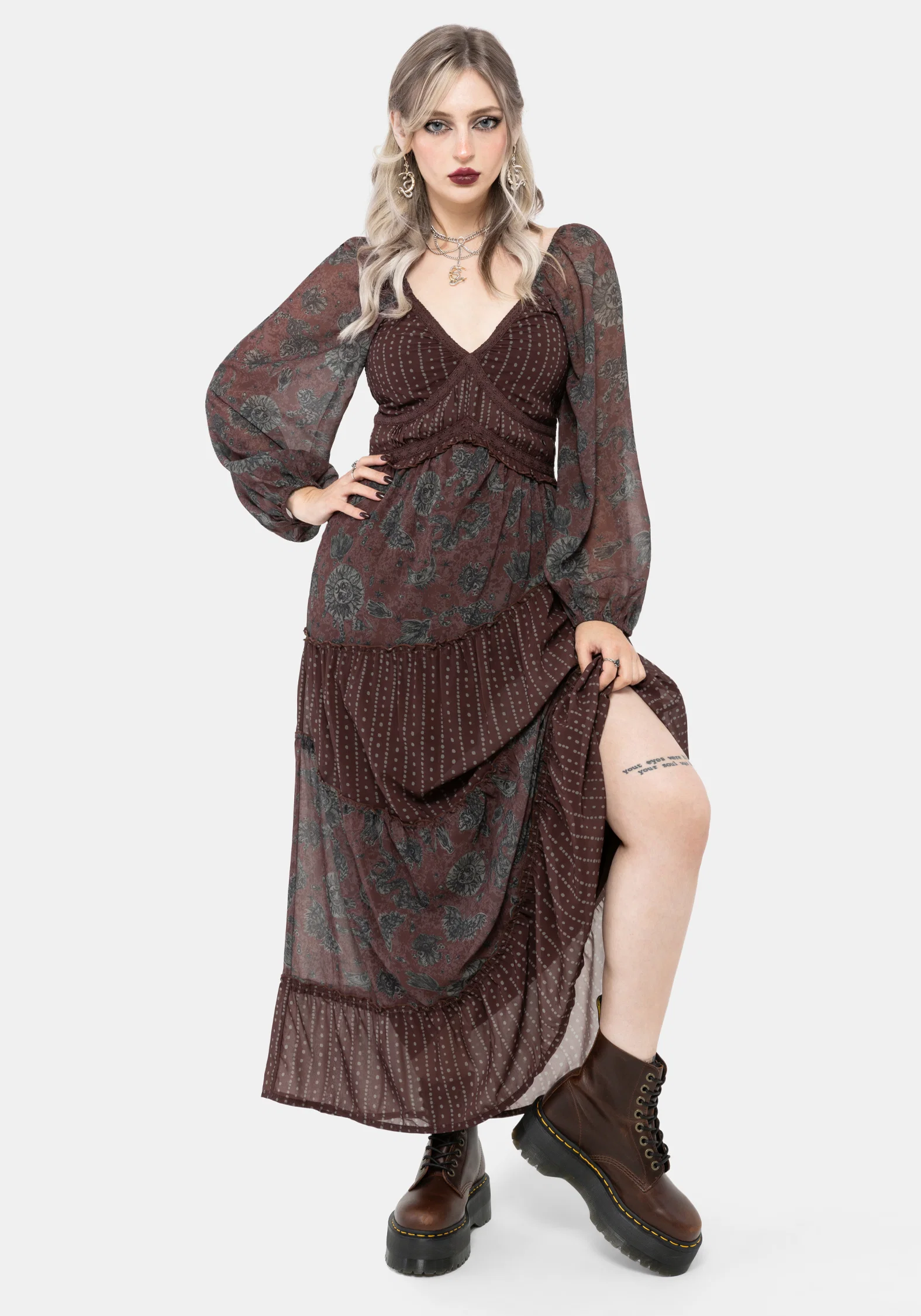 Pact Paisley Maxi Dress - Image 7