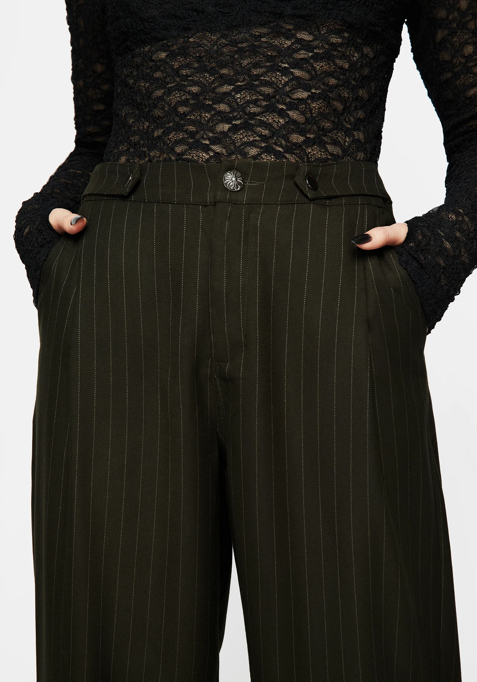 Payoff Wide Leg Tailored Trousers - Image 2
