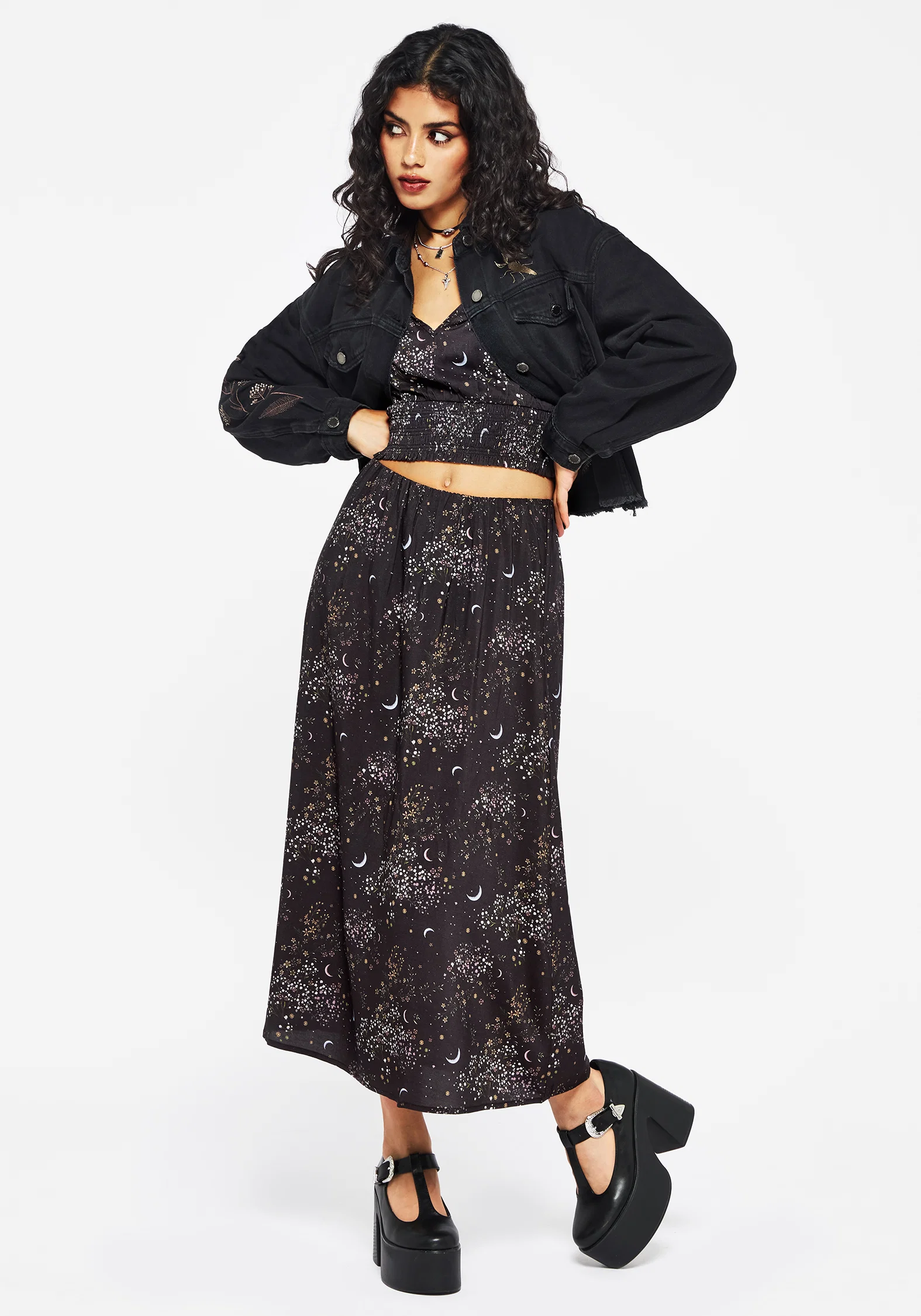 Peaseblossom Celestial Midi Skirt - Image 7