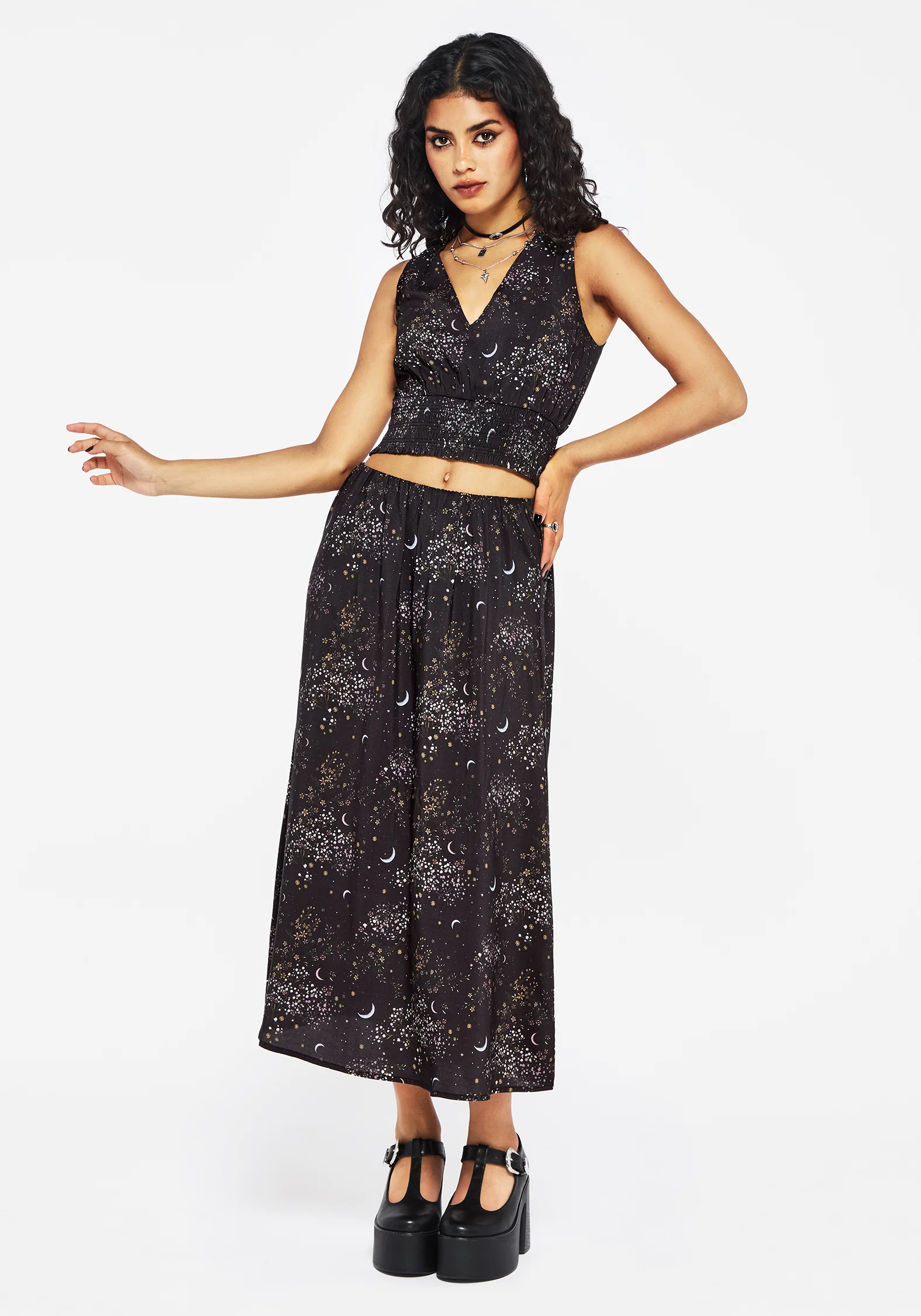 Peaseblossom Celestial Smocked Waist Top - Image 4