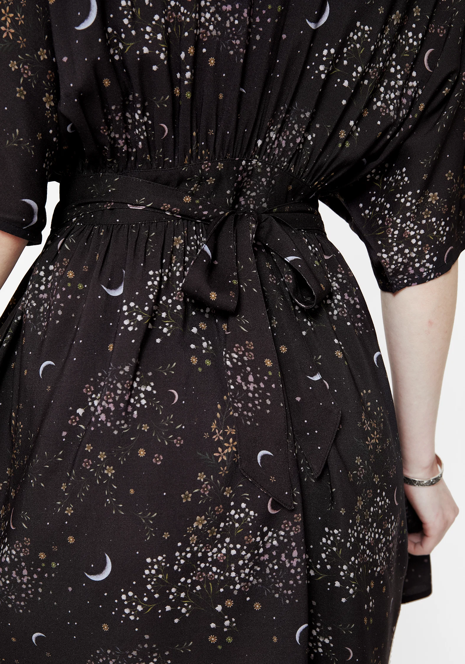 Peaseblossom Celestial Tie Back Mini Dress - Image 2