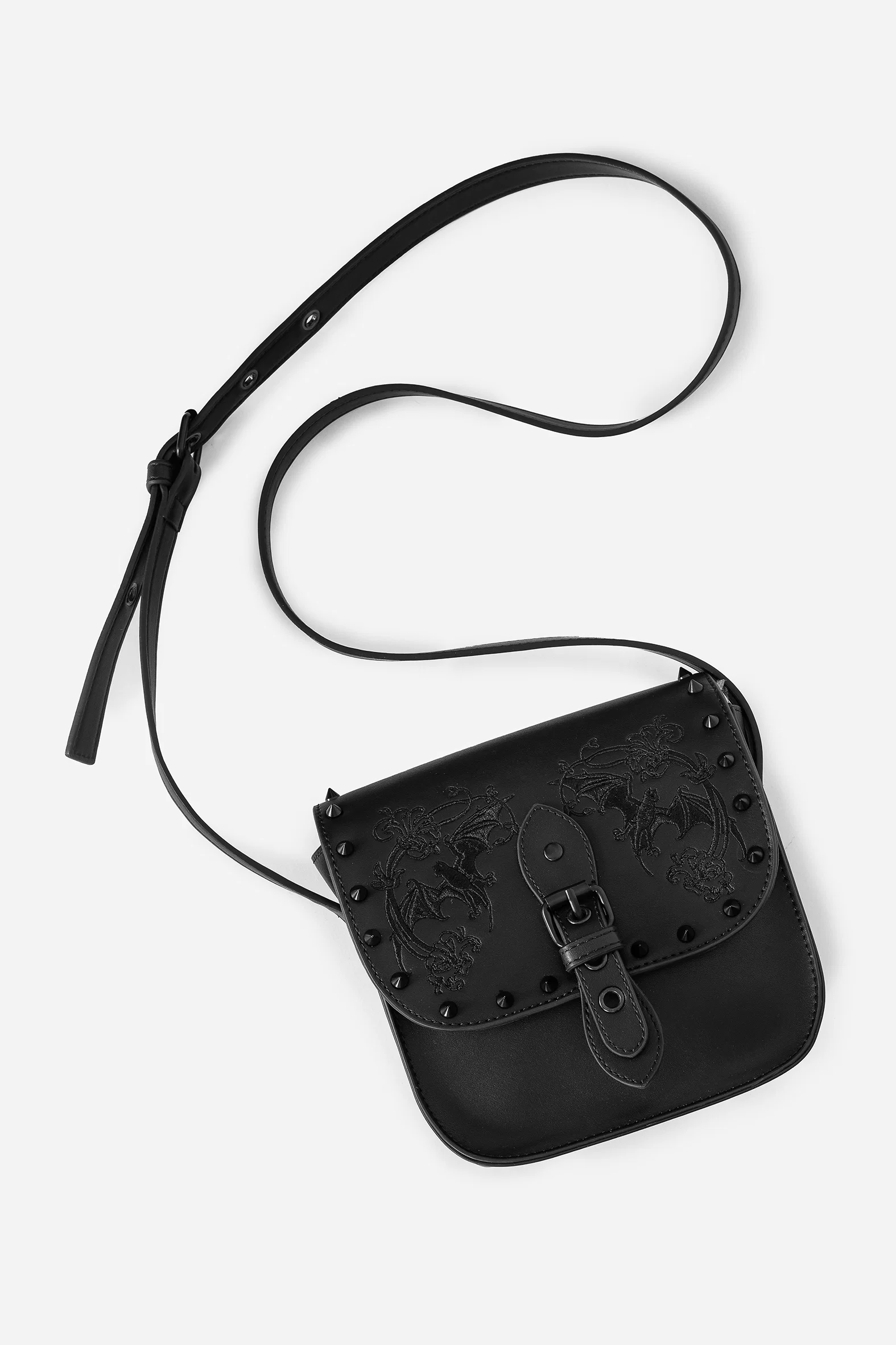 Penumbra Embroidered Mini Satchel Bag - Image 7