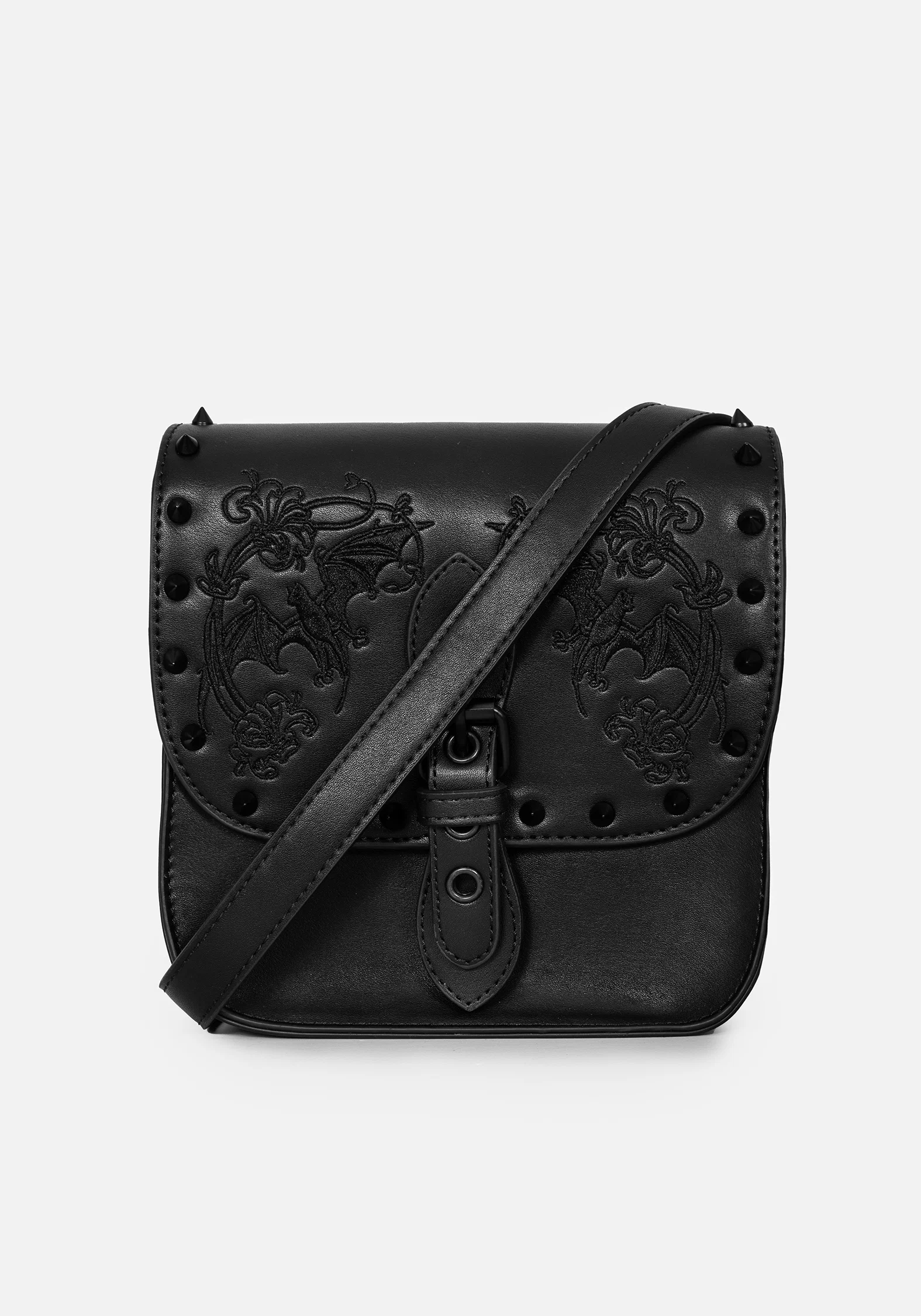 Penumbra Embroidered Mini Satchel Bag - Image 9