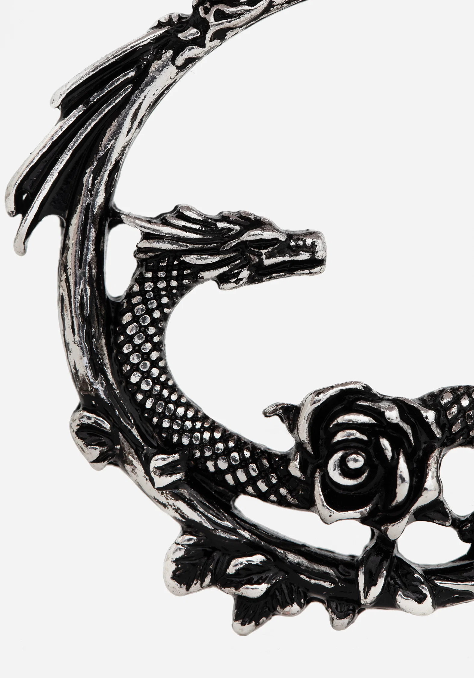 Petra Dragon Hoop Earrings - Image 2