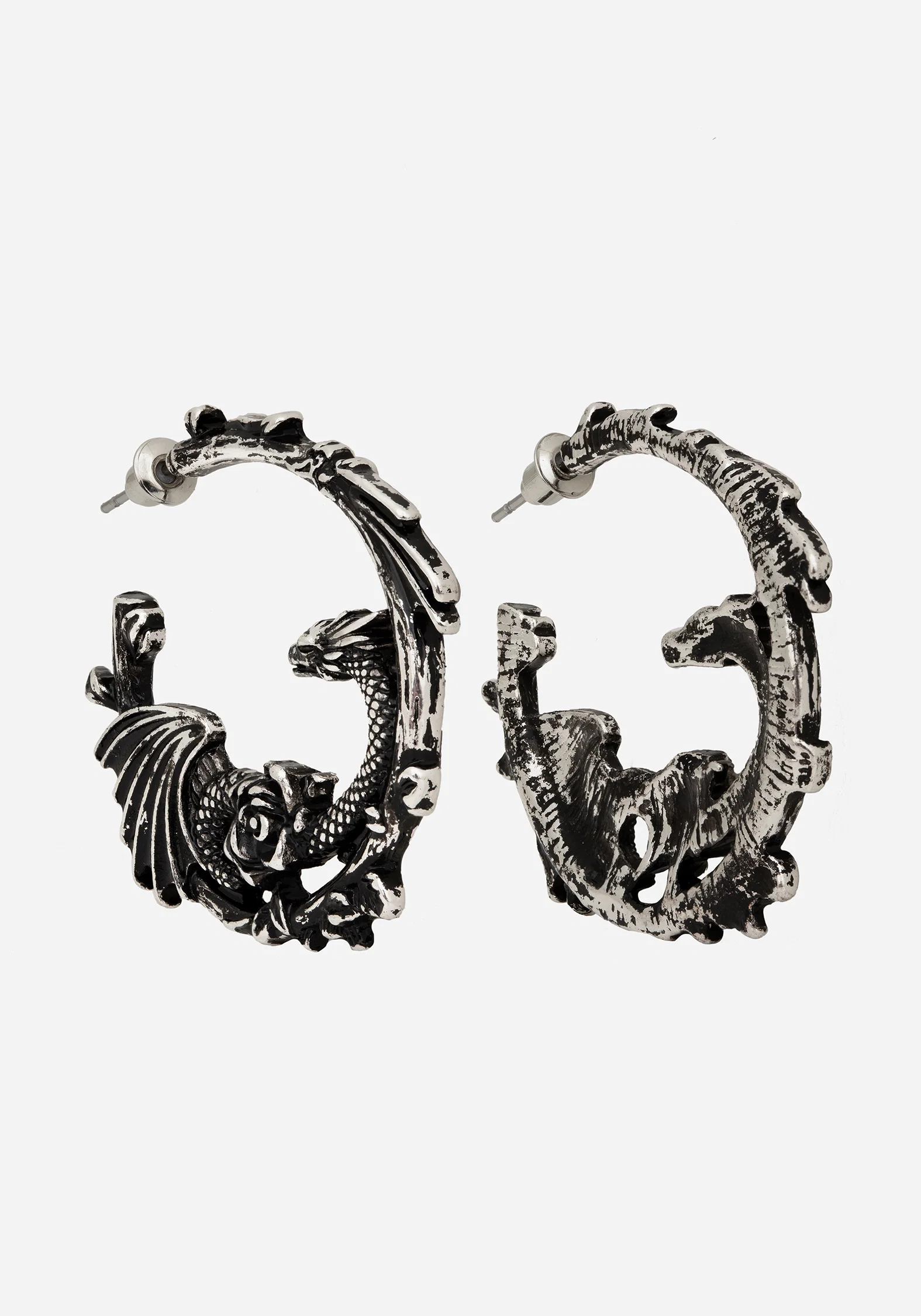 Petra Dragon Hoop Earrings - Image 5