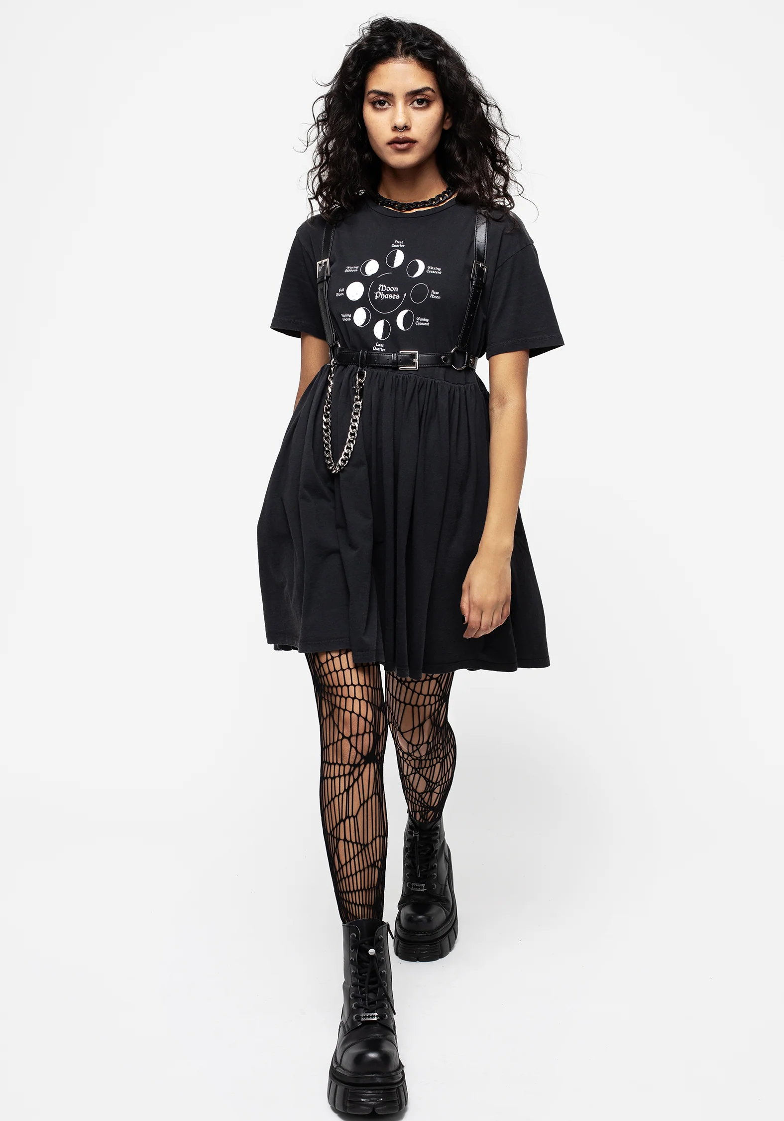 Phase Graphic Print Mini Skater Dress - Image 4