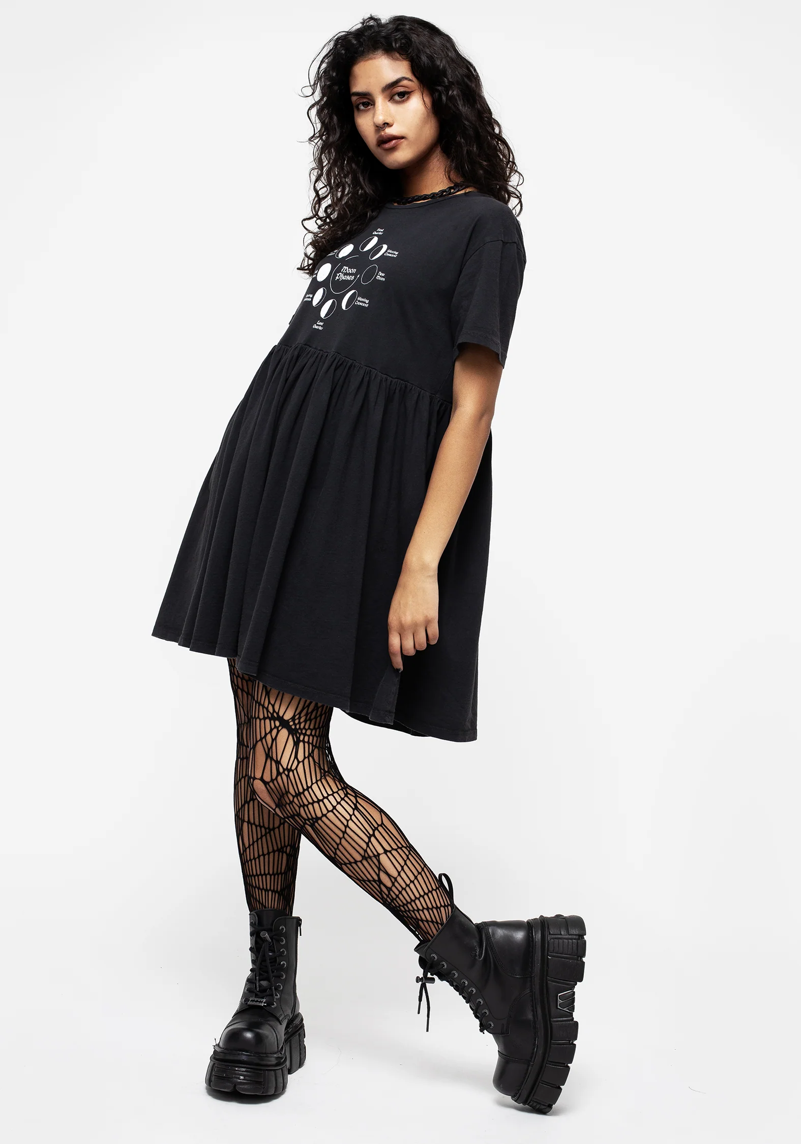 Phase Graphic Print Mini Skater Dress - Image 6