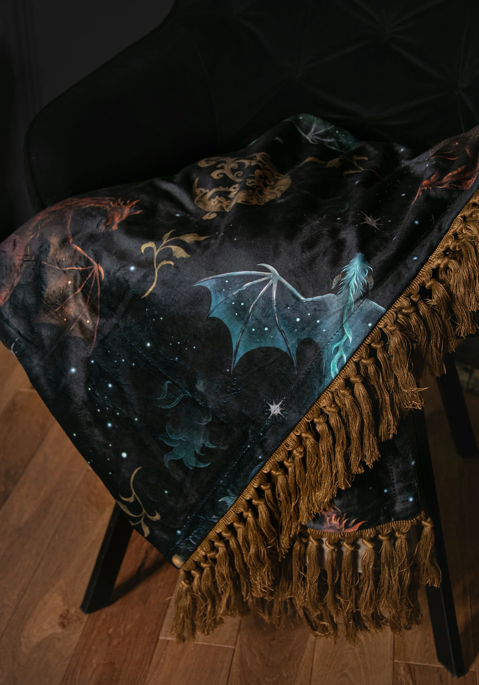 Phoenix Dragon Velvet Blanket - Image 6