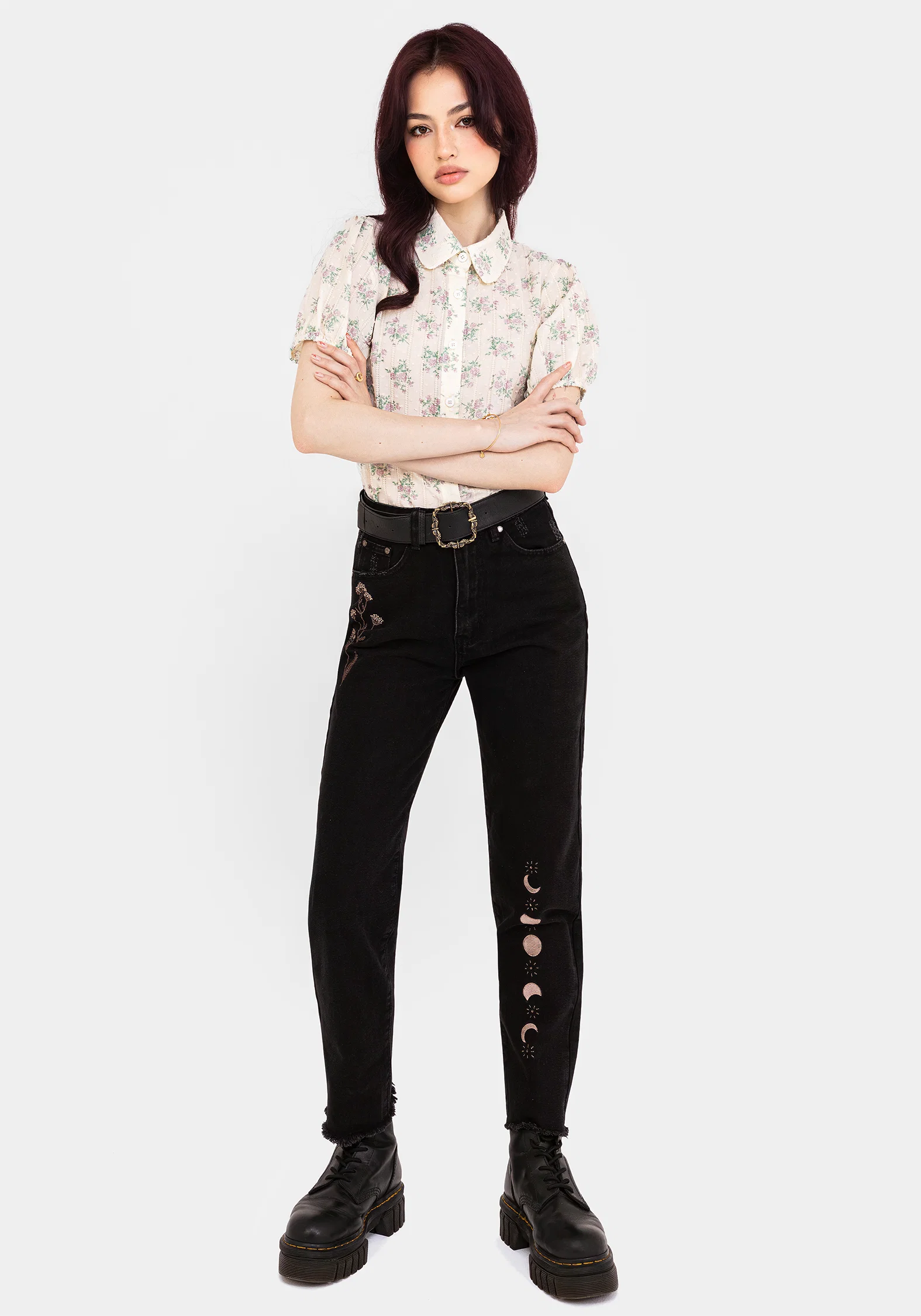Pleasance Cotton Puff Sleeve Blouse - Image 4
