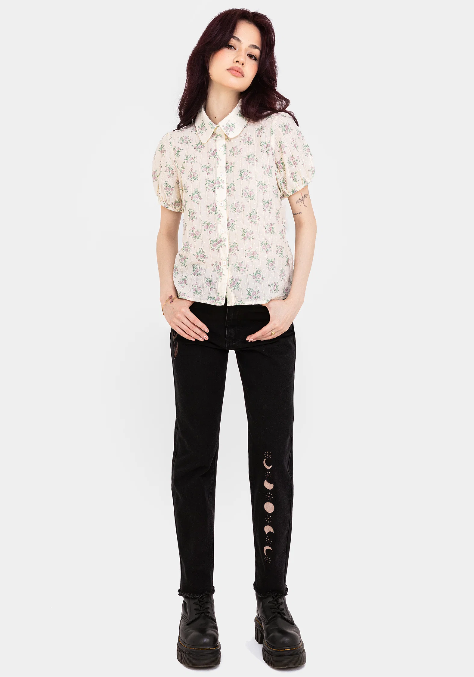 Pleasance Cotton Puff Sleeve Blouse - Image 5