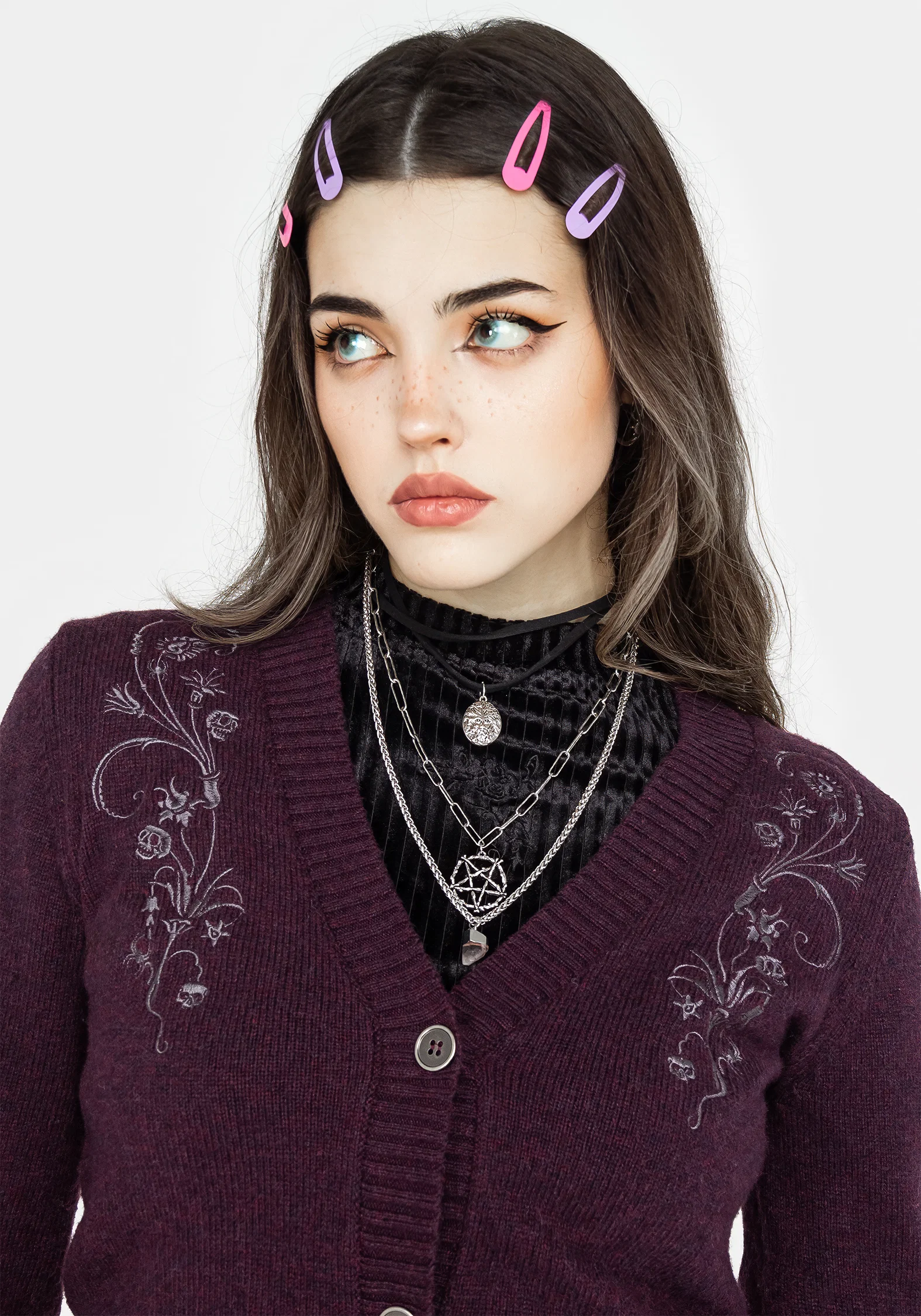 Poe Embroidered Cardigan - Image 6