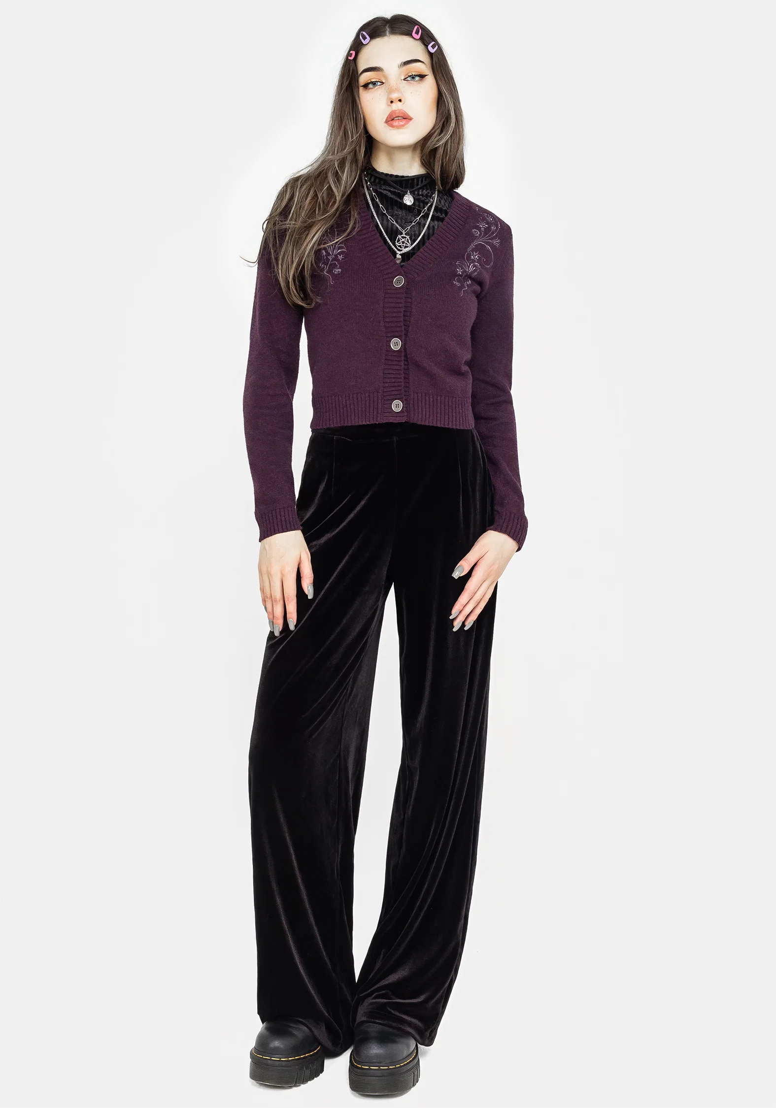 Poe Embroidered Cardigan - Image 7