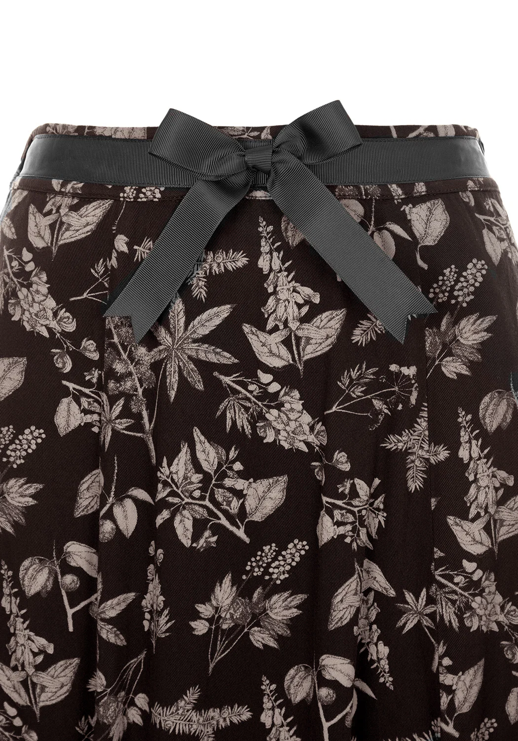 Poisonous Plant Split Midi Skirt - Image 9