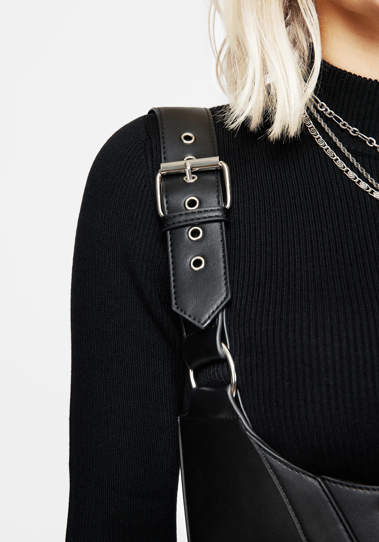 Polaire Lace Up Corset Harness - Image 2