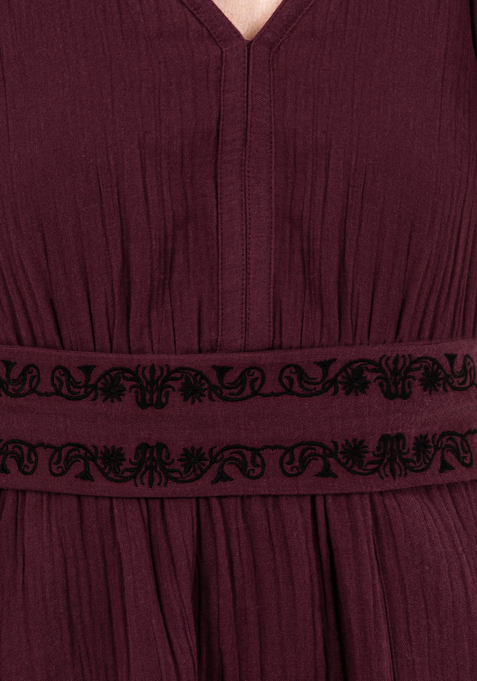 Poultice Embroidered Cotton Mini Dress - Image 7