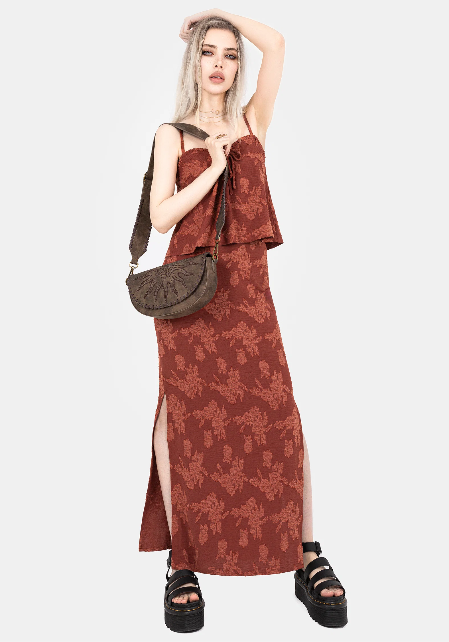 Prosperity Floral Maxi Slip Skirt - Image 7