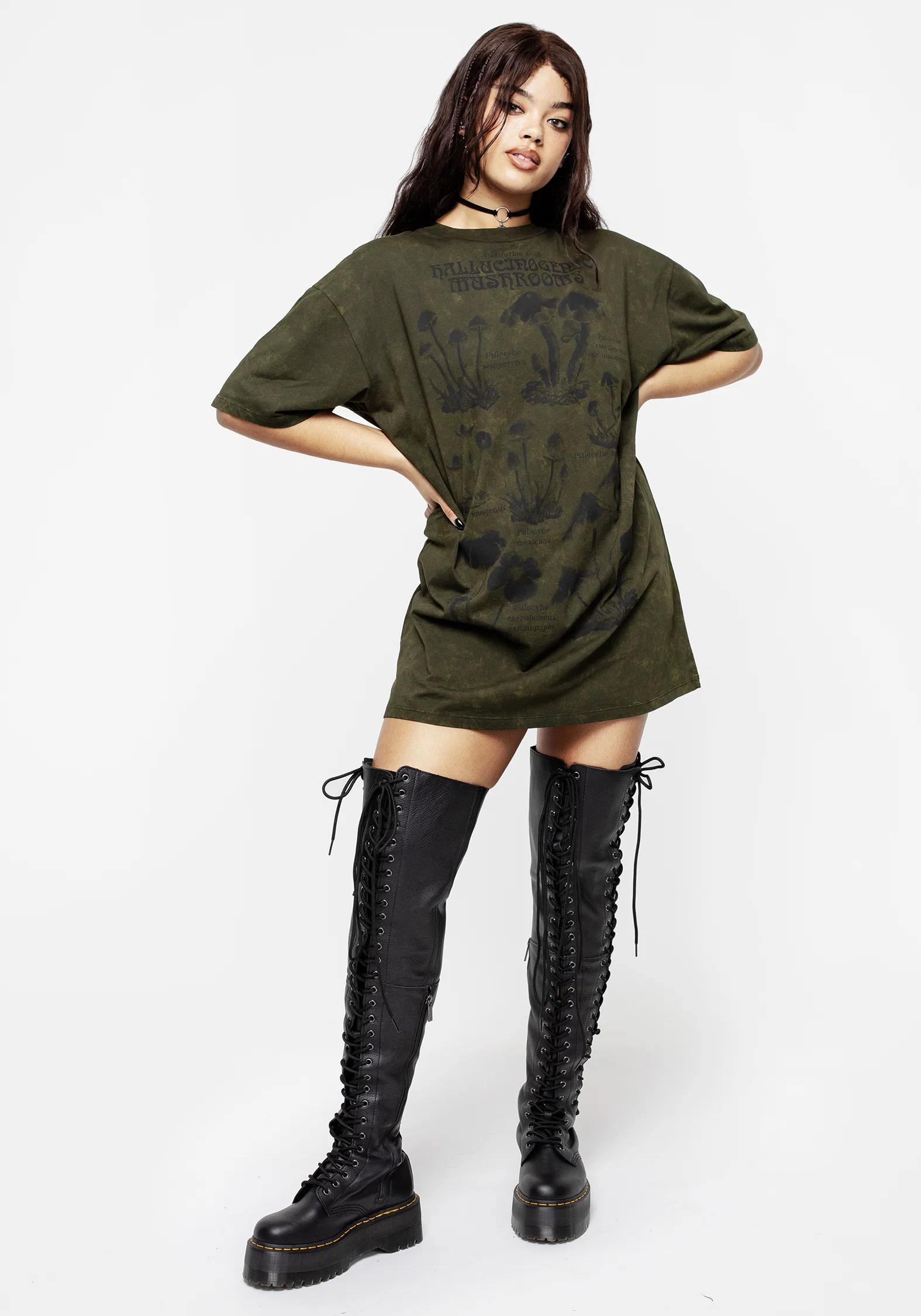 Psychotrope Mushroom Tee Dress - Image 4