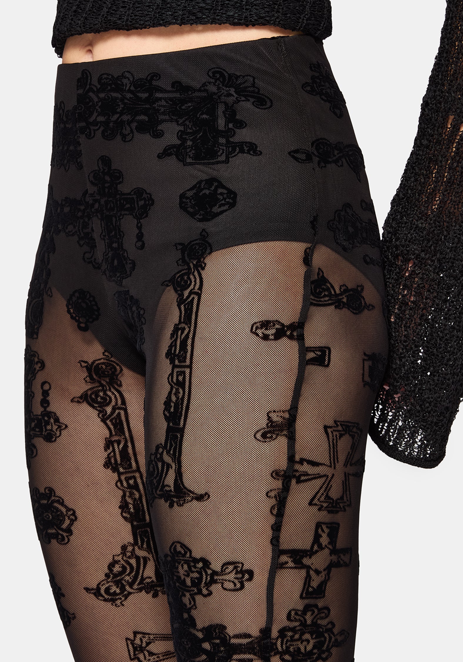 Pyra Jewel Flocked Mesh Flare - Image 2