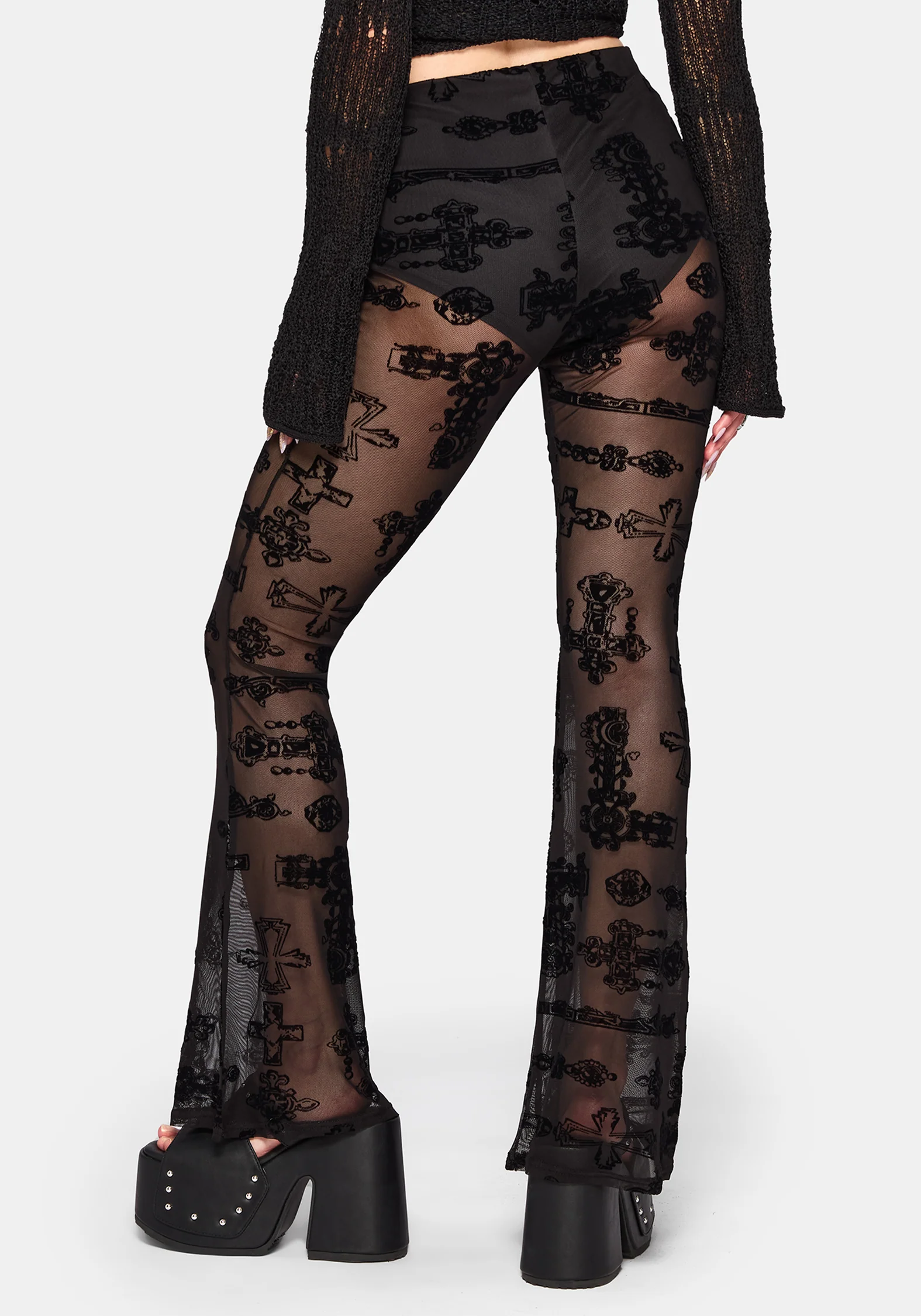 Pyra Jewel Flocked Mesh Flare - Image 3