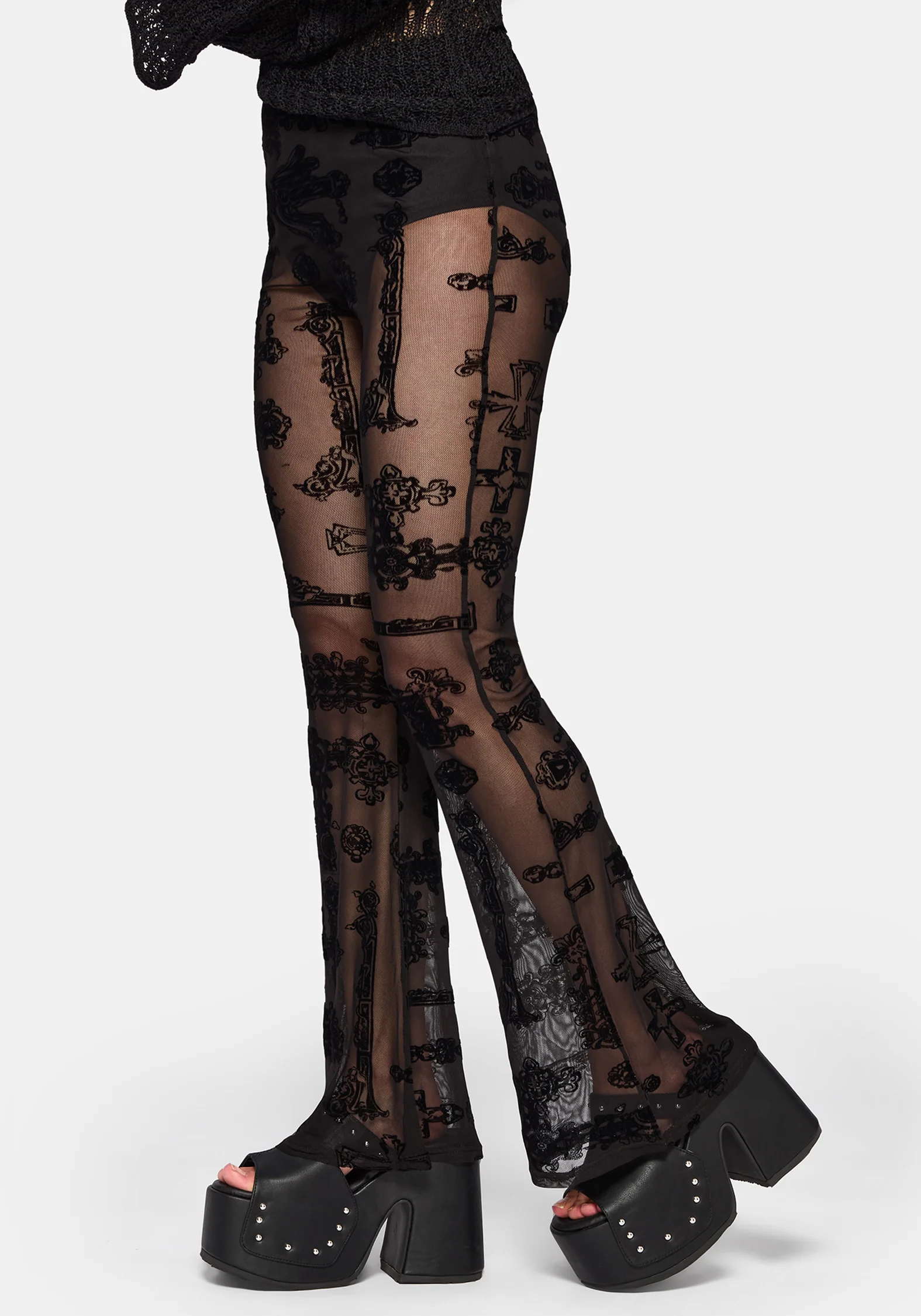 Pyra Jewel Flocked Mesh Flare - Image 5